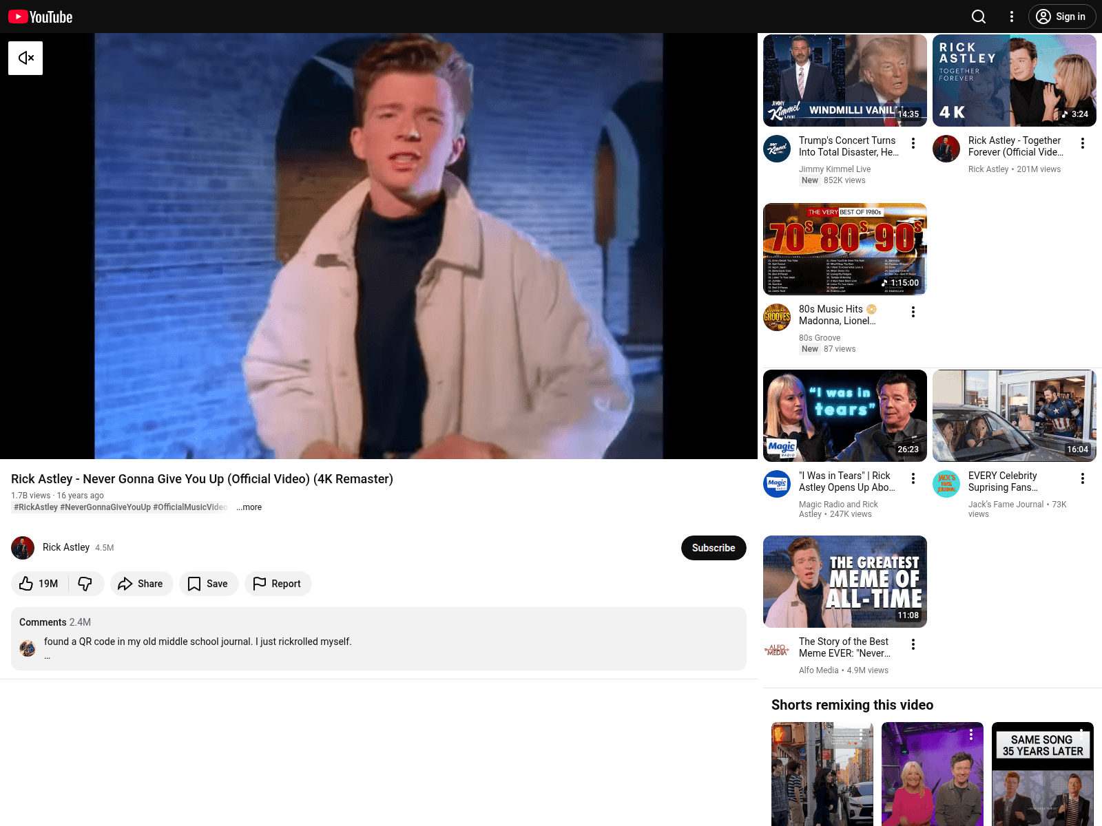 Screenshot of recognition-x.com