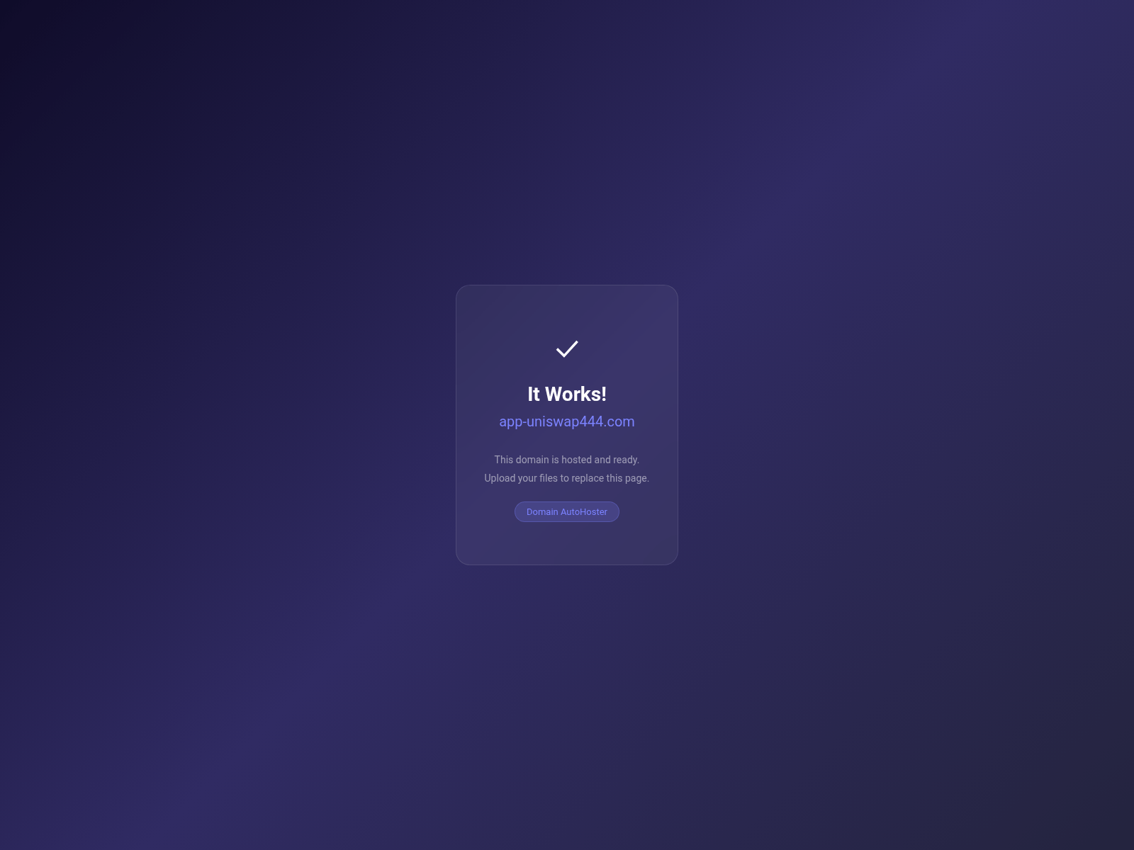 Screenshot of app-uniswap444.com