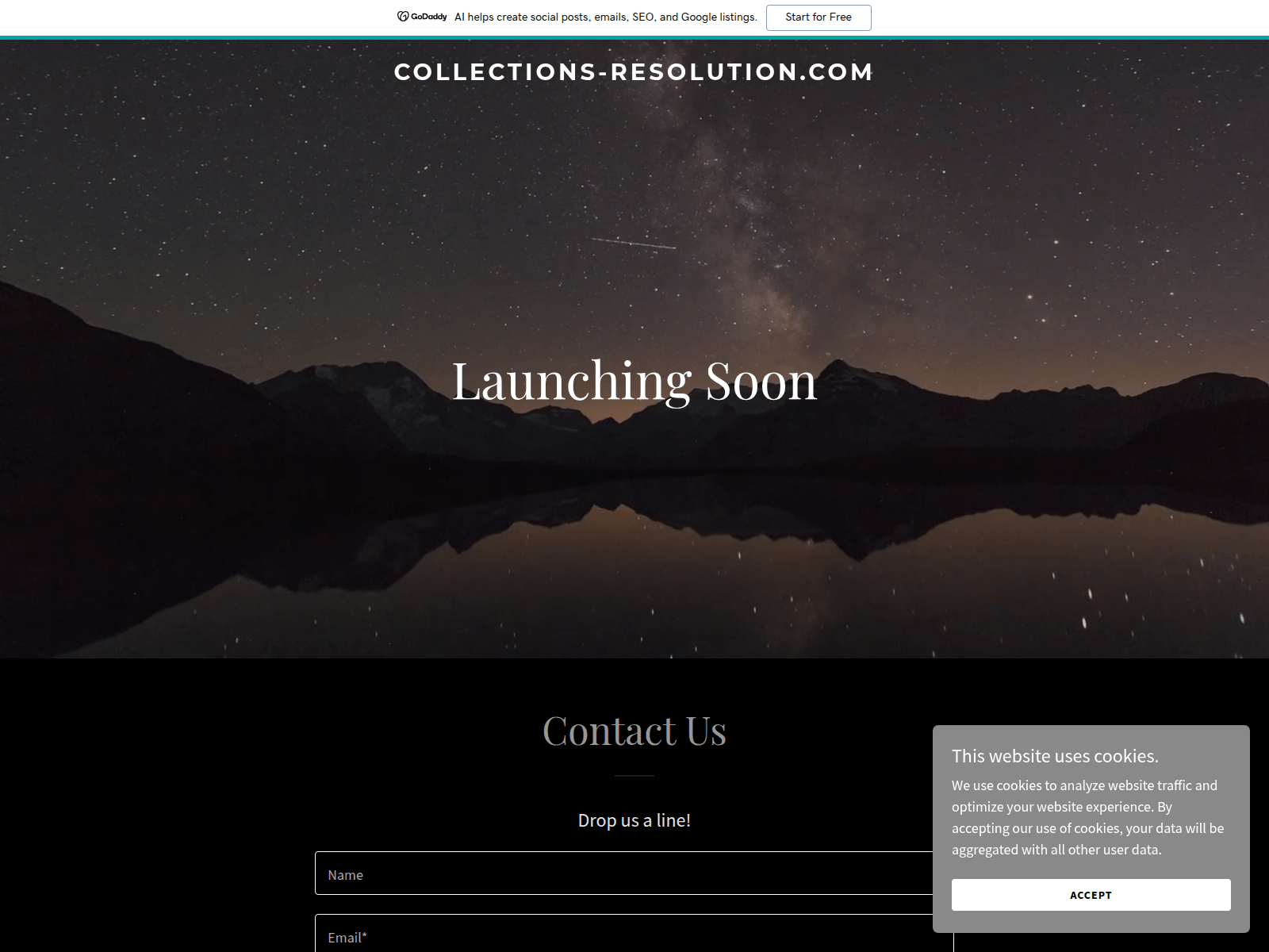 Screenshot of collections-resolution.com