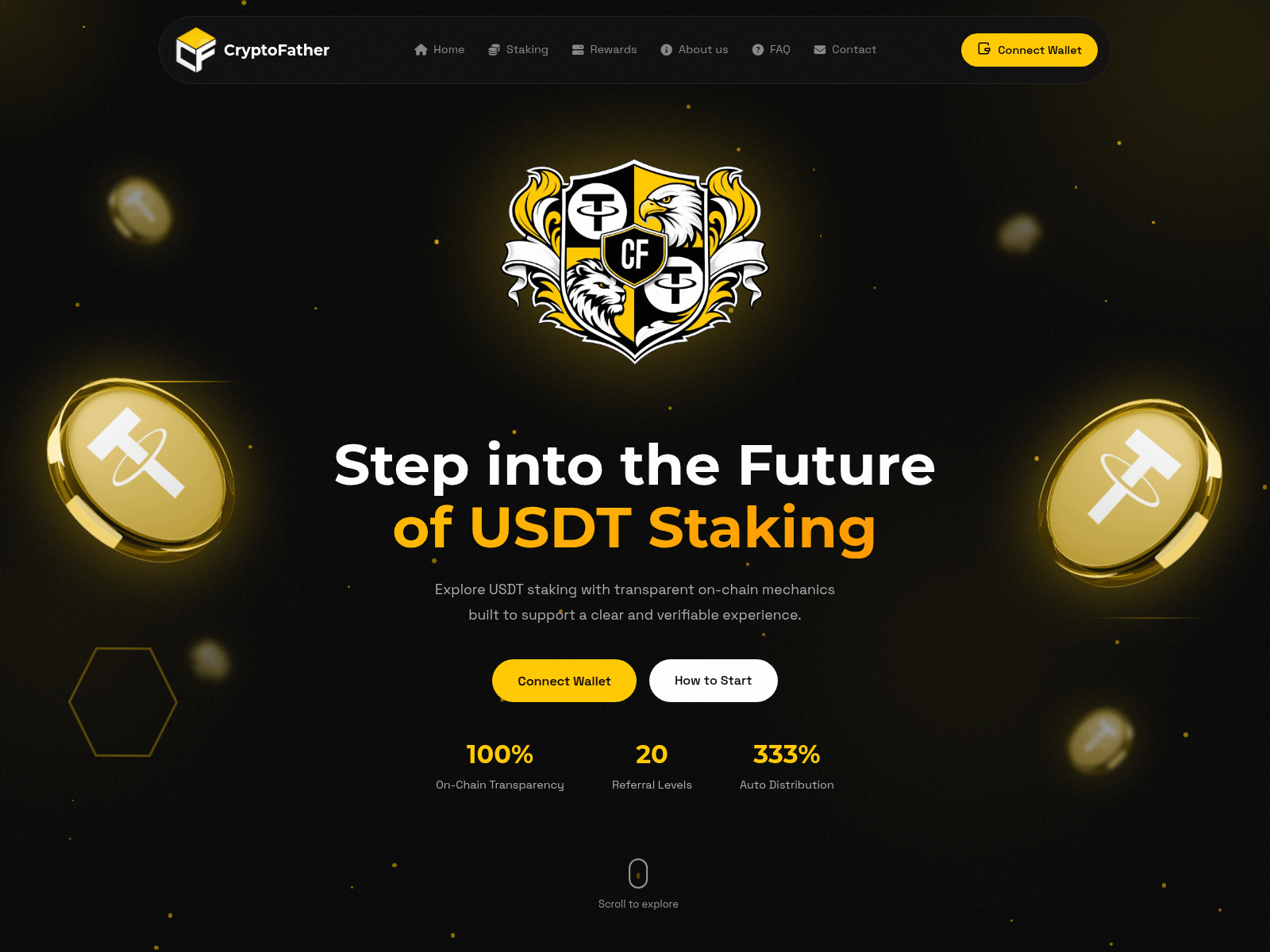 Screenshot of cryptofather.network