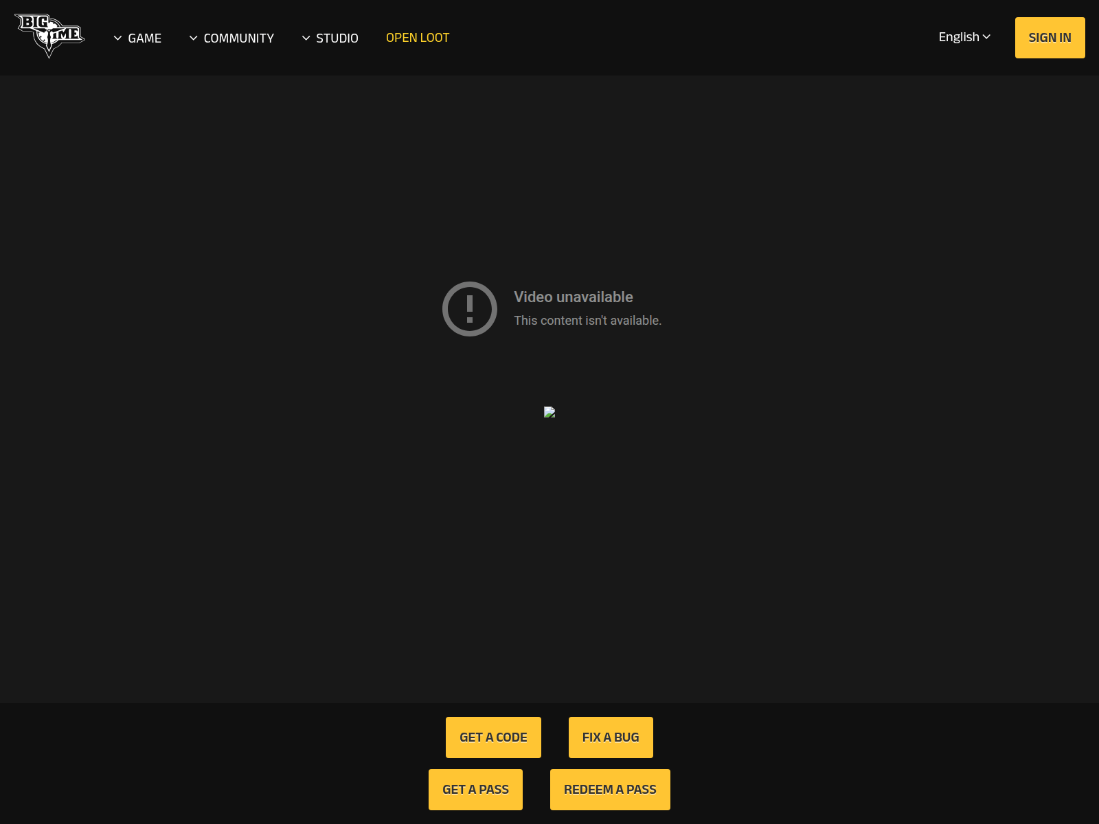 Screenshot of bigtimecodes.pages.dev