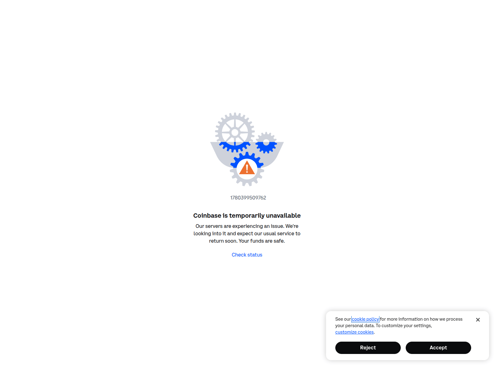 Screenshot of coinbase.com.cobblestonesw.com