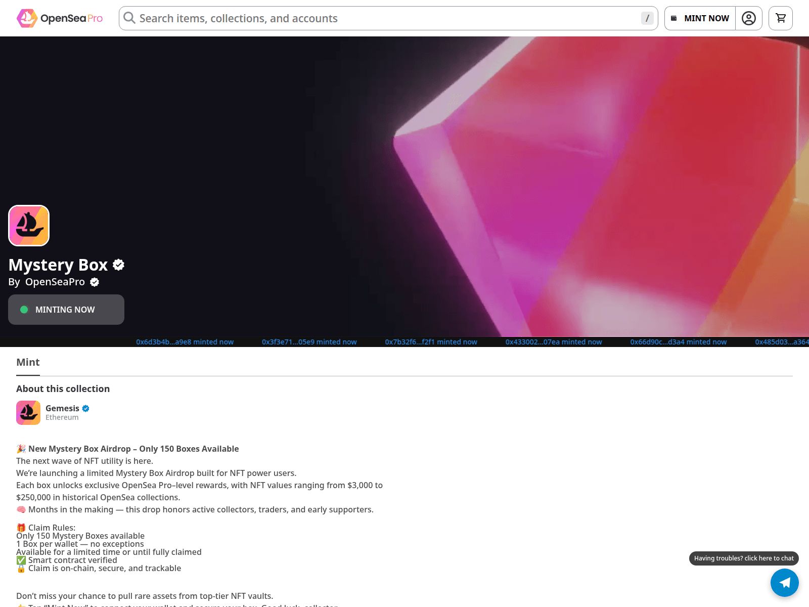 Screenshot of opensea-io1.netlify.app