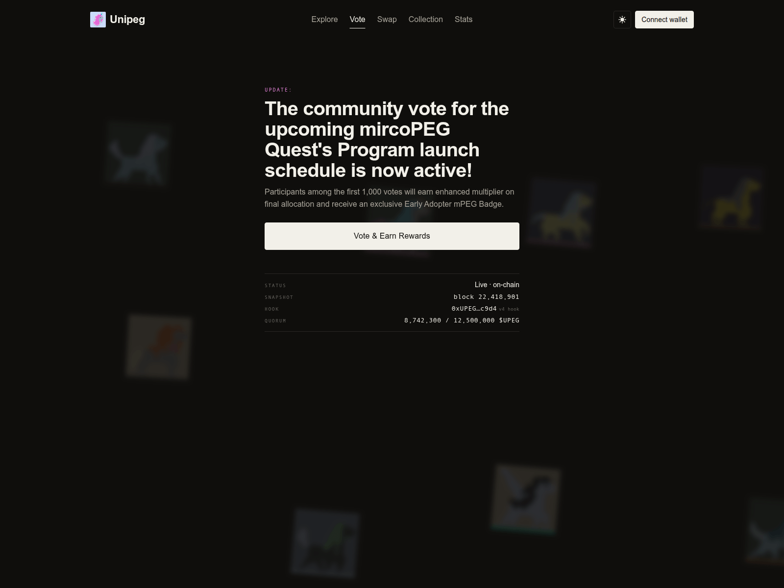 Screenshot of enter-unipeg.art