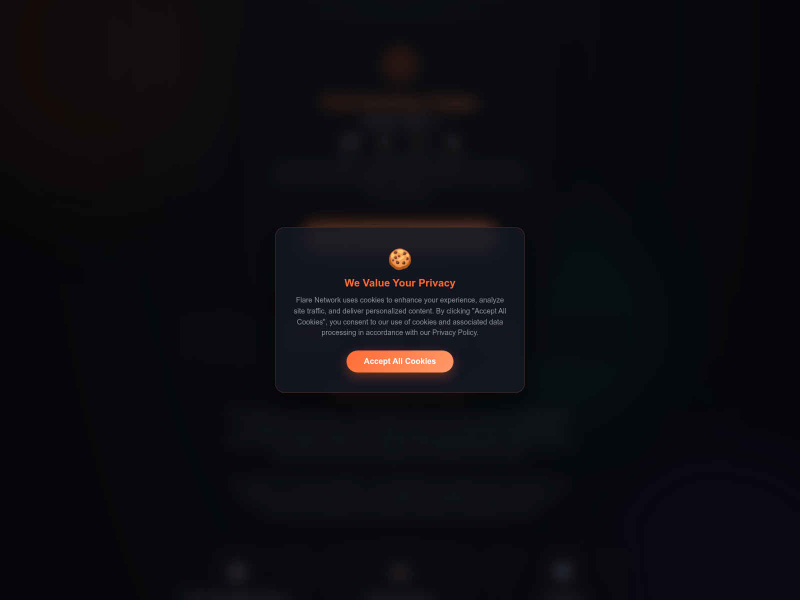 Screenshot of flaretokens.net