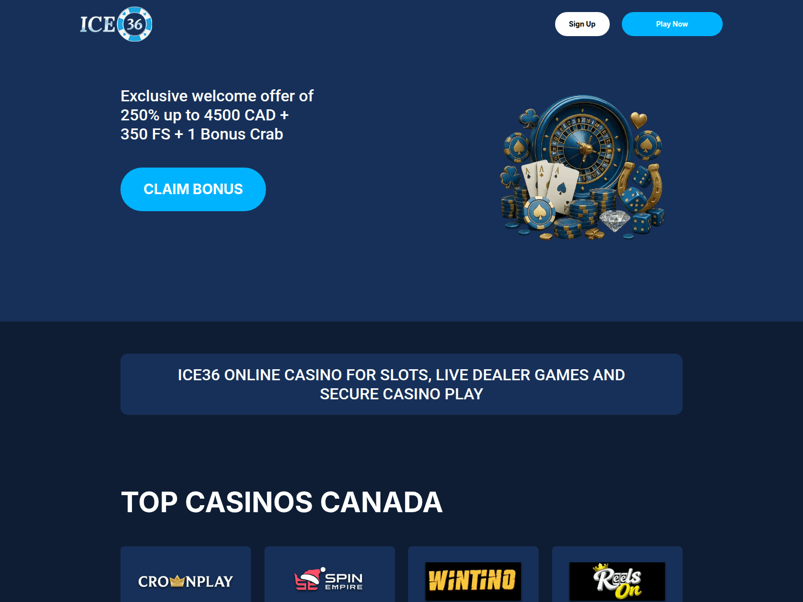 Screenshot of ice36-casino-online.com