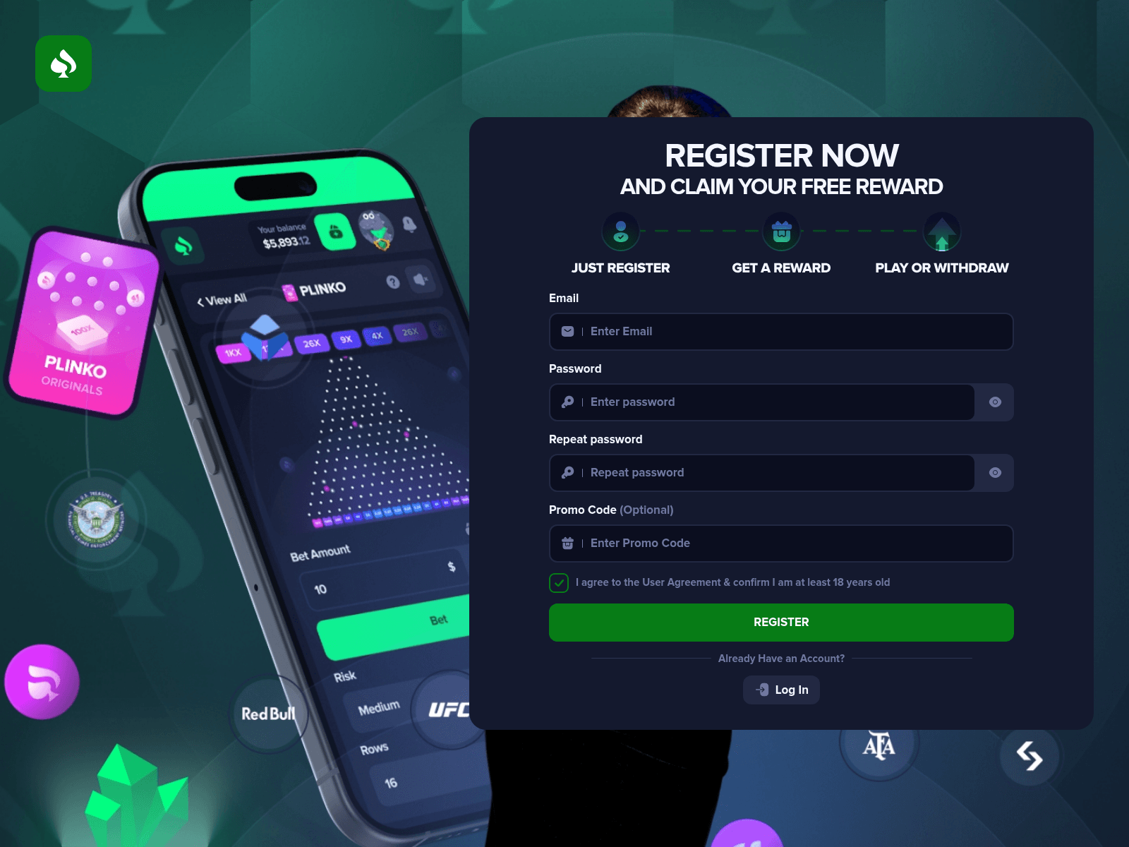Screenshot of bcgames.lat