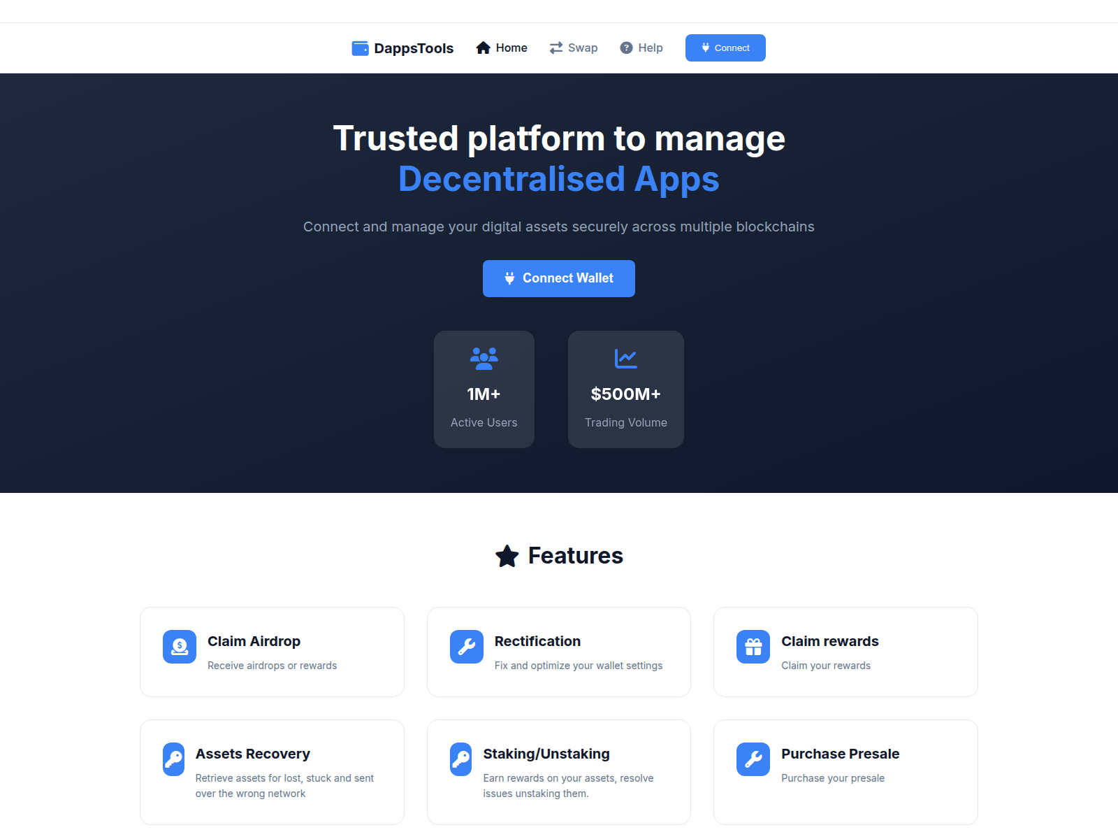 Screenshot of dappsevmportal.web.app