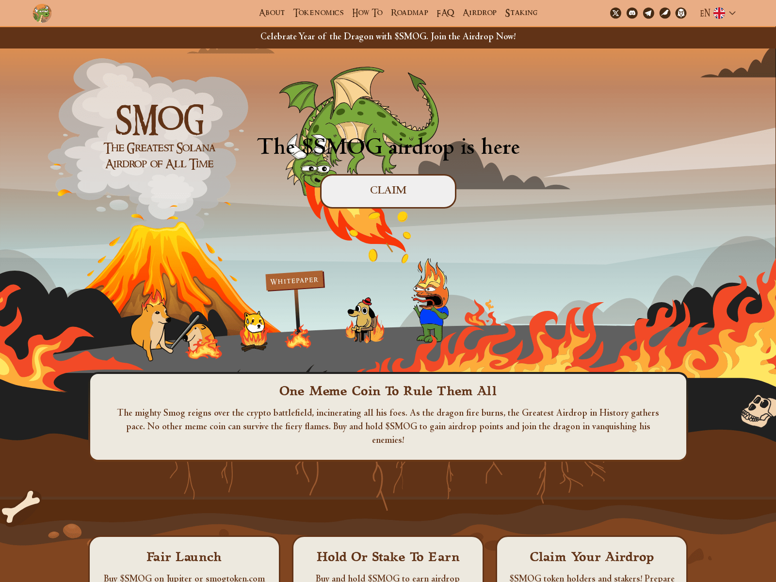 Screenshot of smog-distribution.com