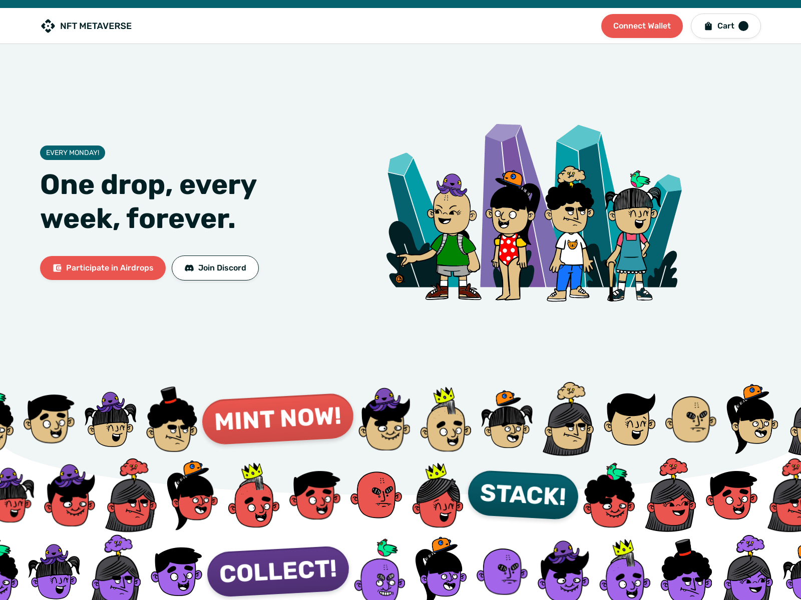 Screenshot of metaversentf.com
