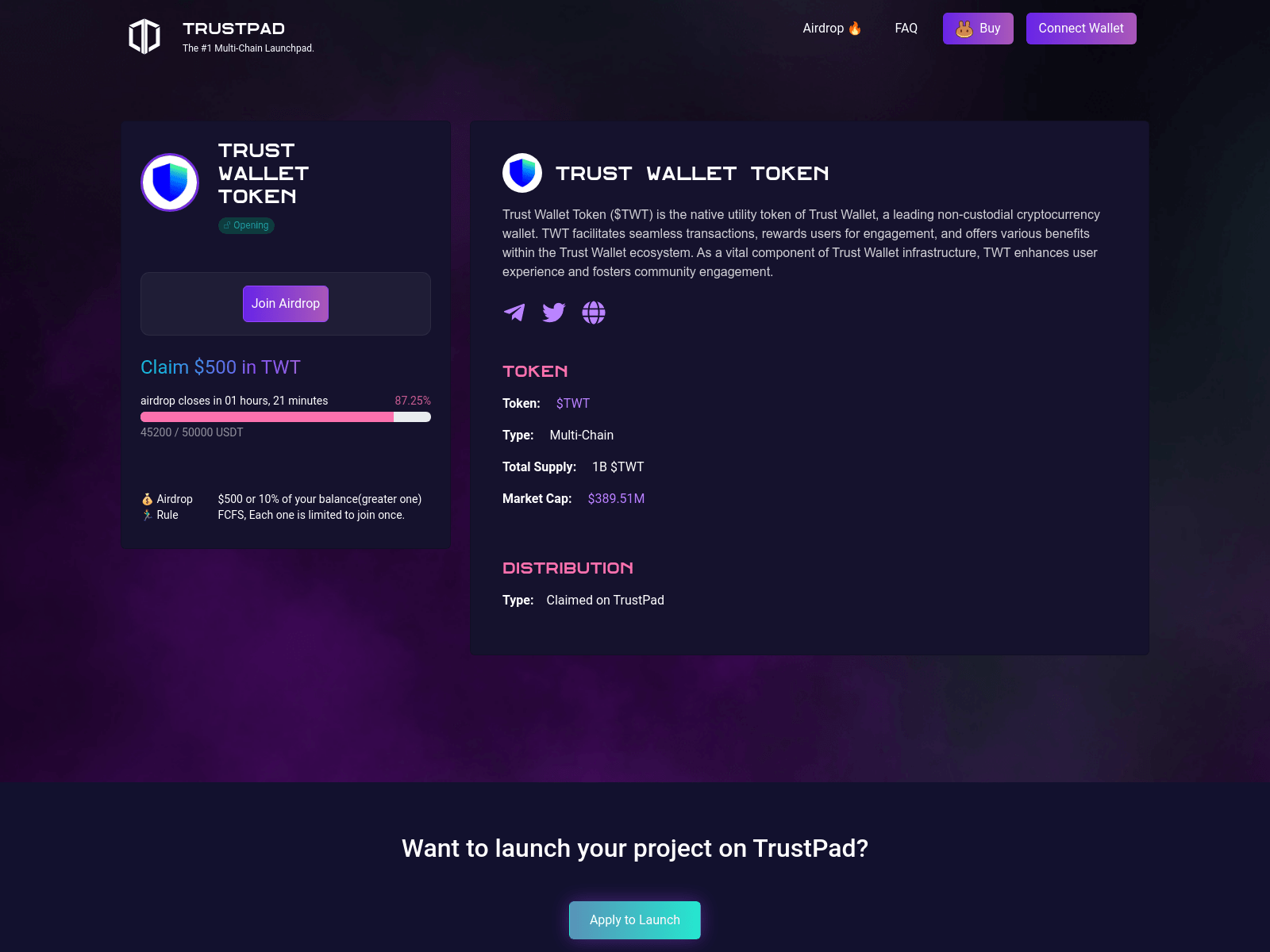 Screenshot of trustpad-cz.com