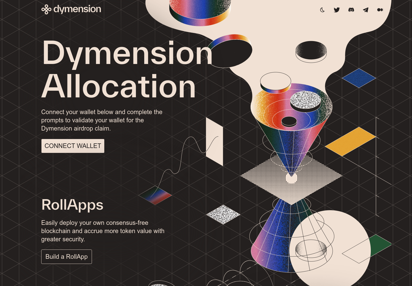 Screenshot of dymensionrollapps.com