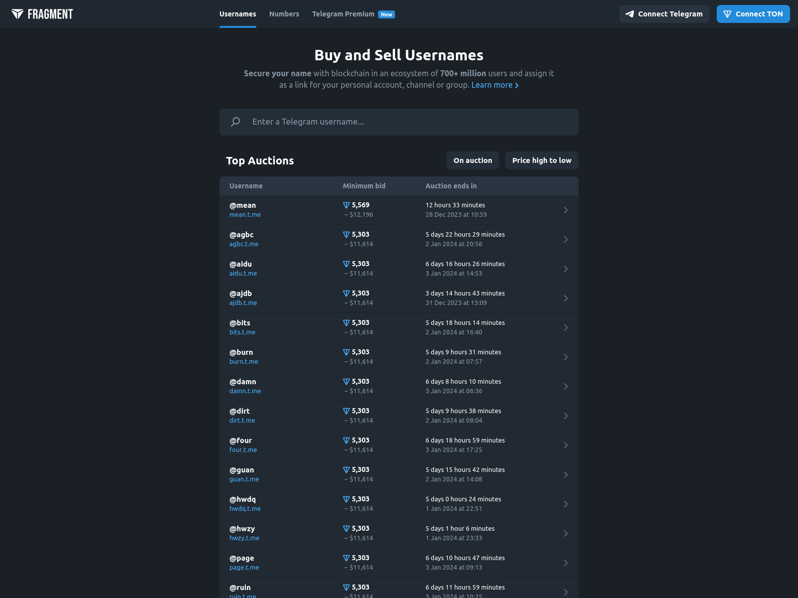 Screenshot of fragrnent.com
