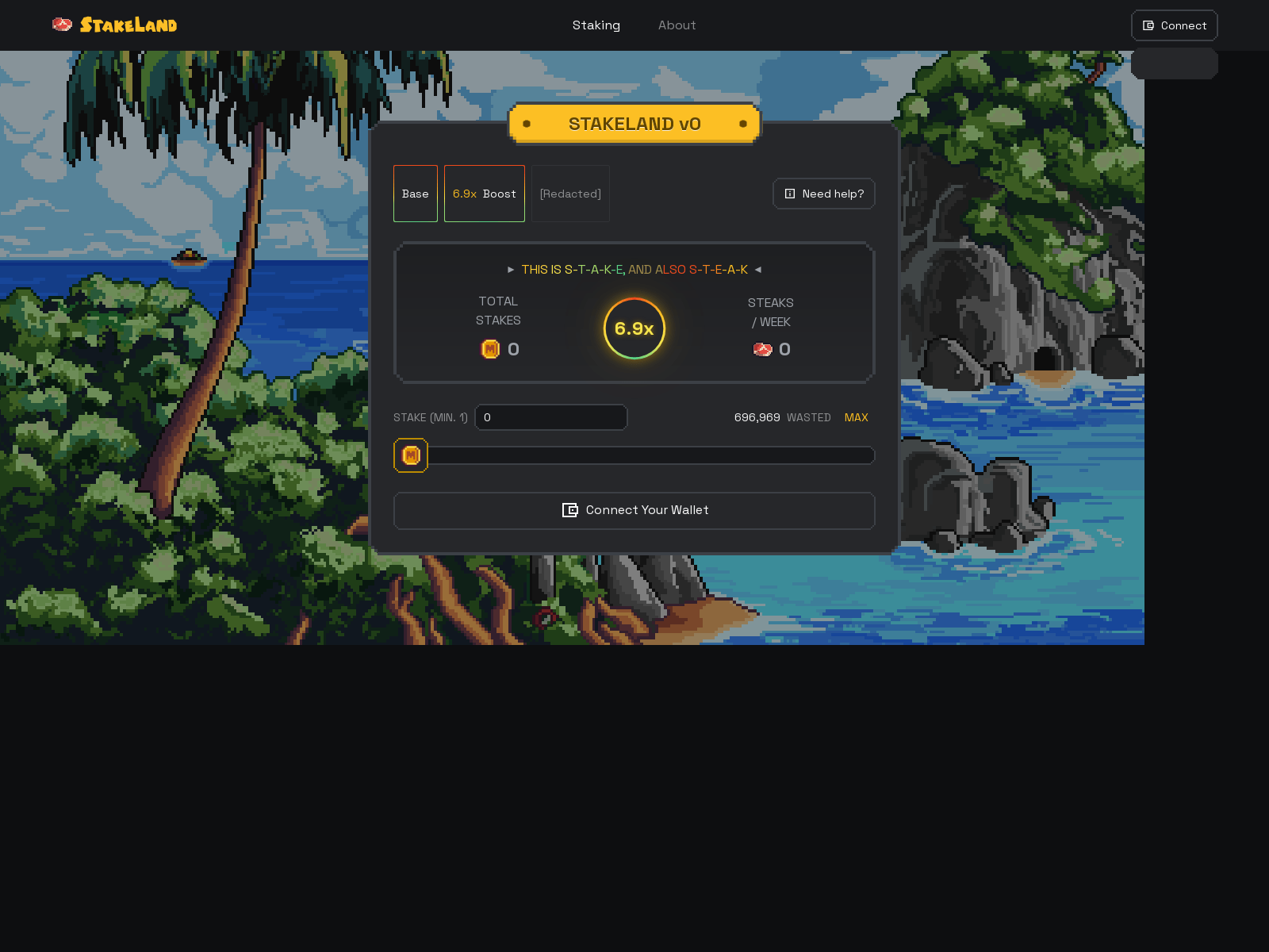 Screenshot of stakeiand.com