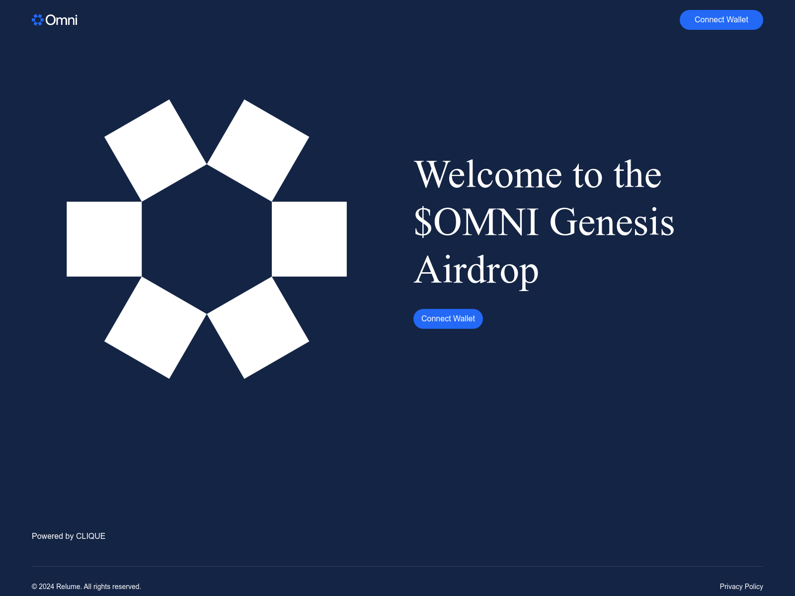 Screenshot of genesis.omnilabs.network