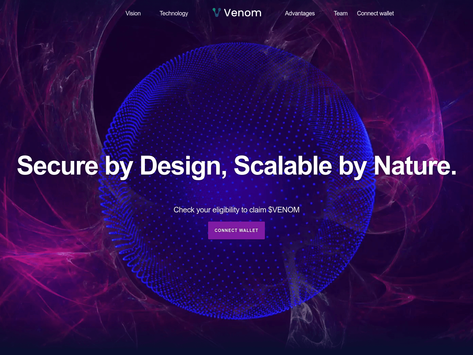 Screenshot of venomairdrop.vercel.app