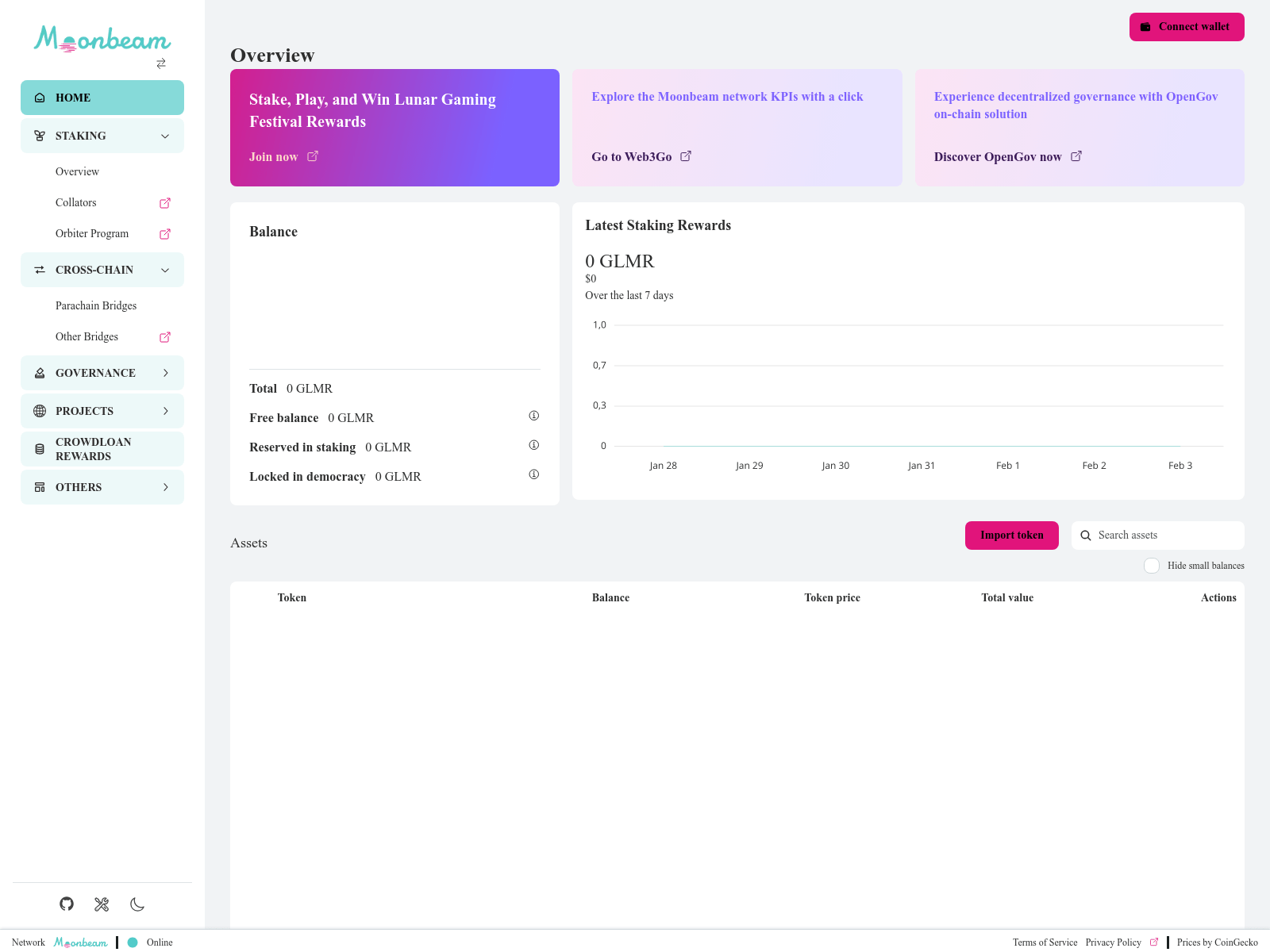Screenshot of moonbeams-web3.com