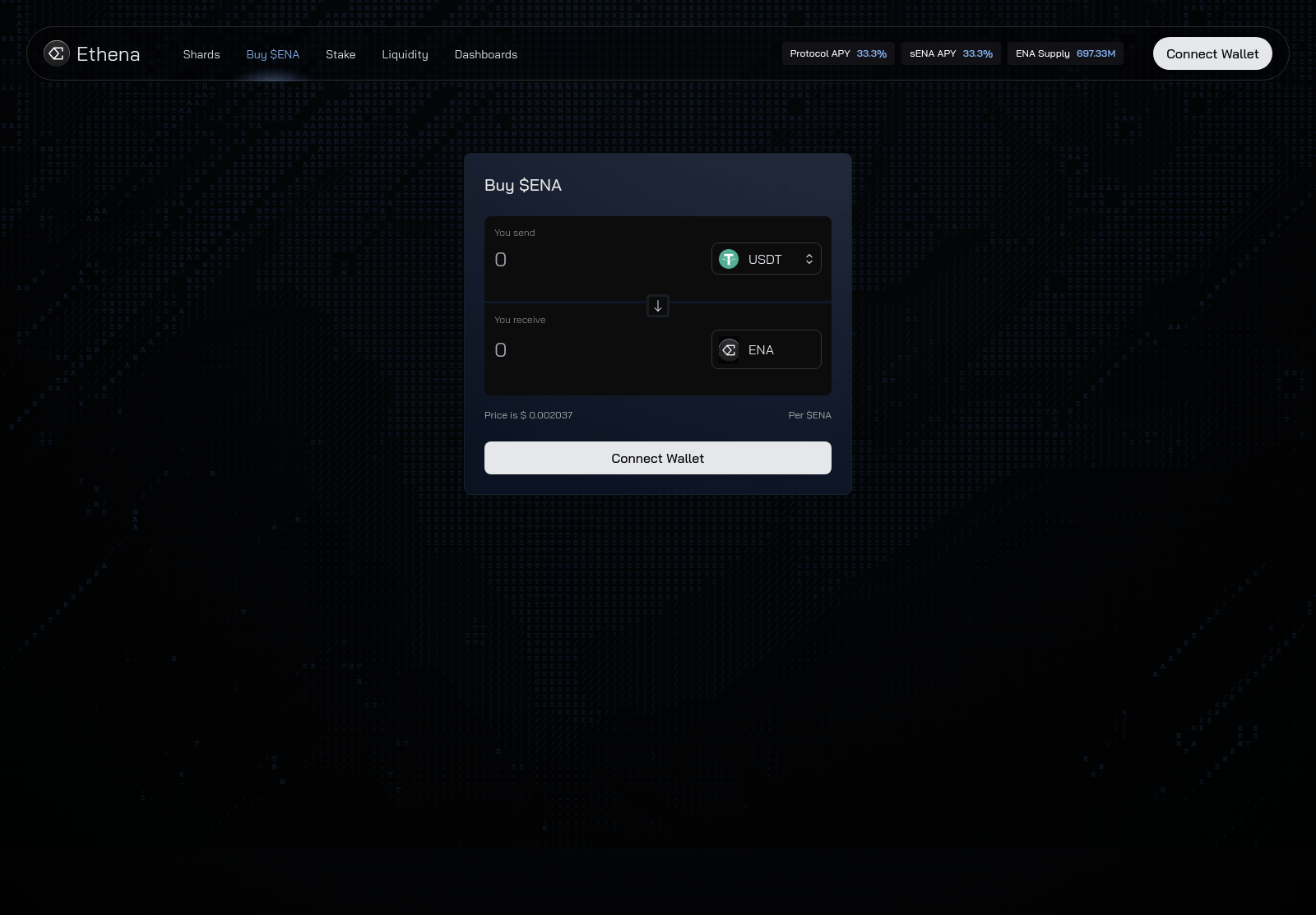 Screenshot of enaairdrop.vercel.app
