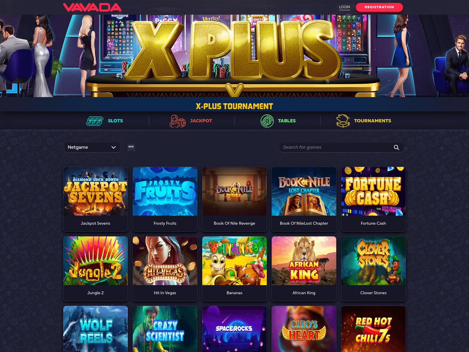 Screenshot of vavadadis.com