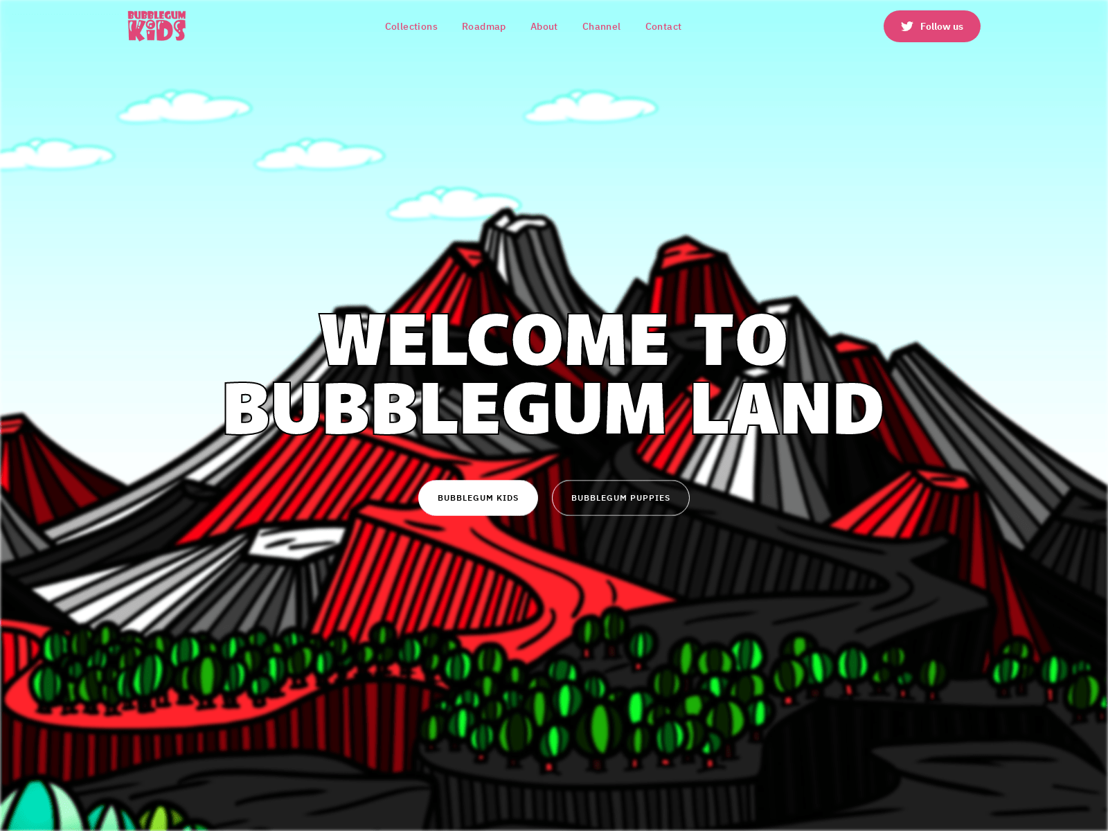 Screenshot of bubblegumkids.xyz