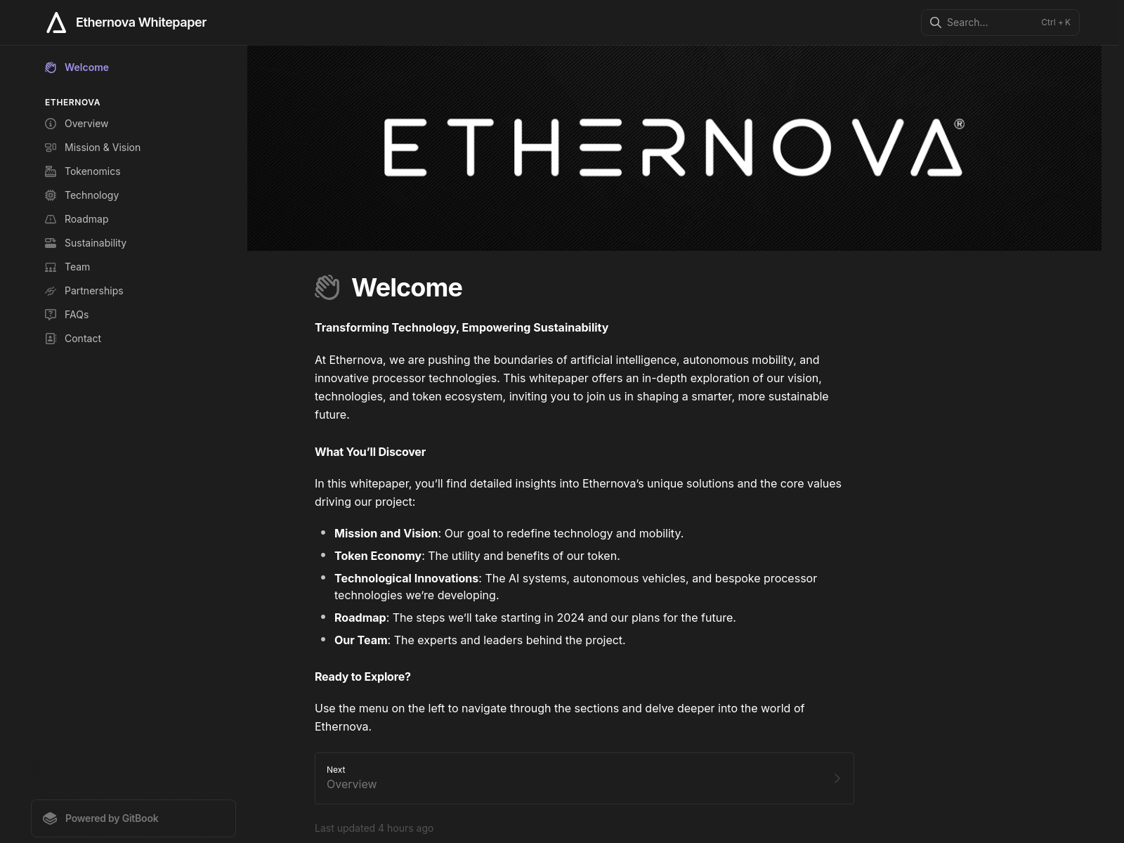 Screenshot of ethernova.org