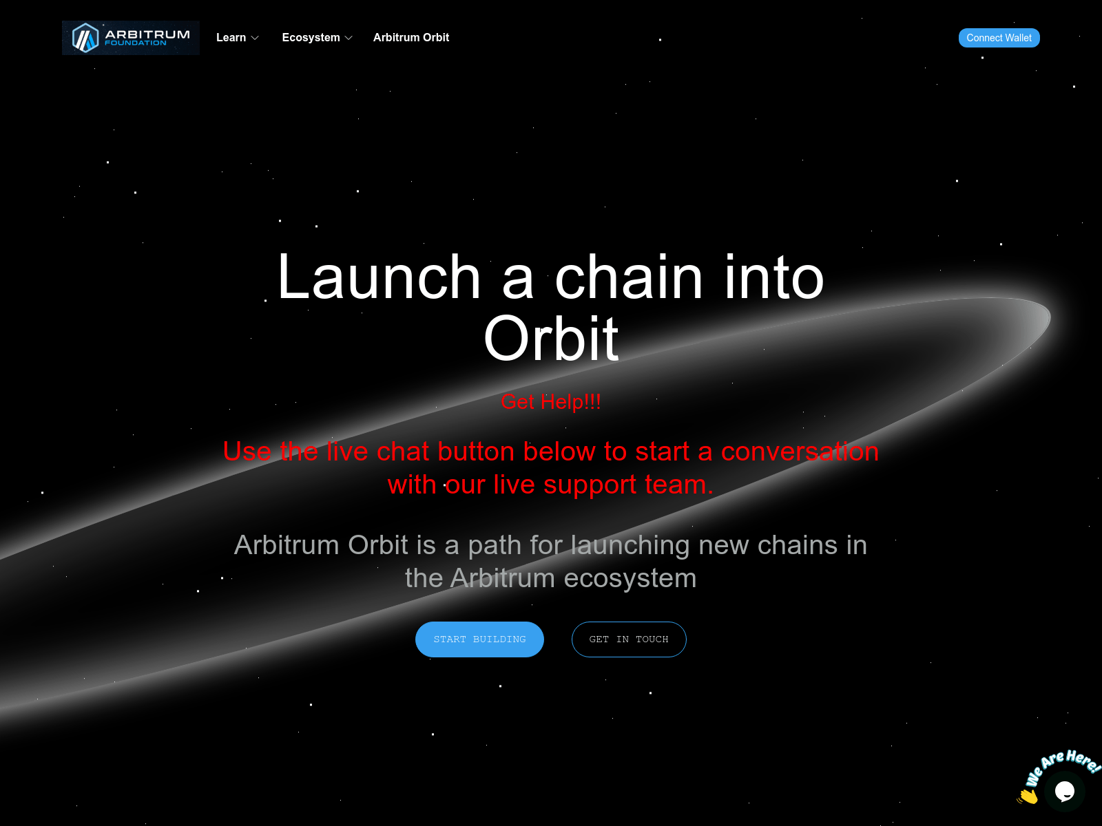 Screenshot of info-arbitrum.web.app