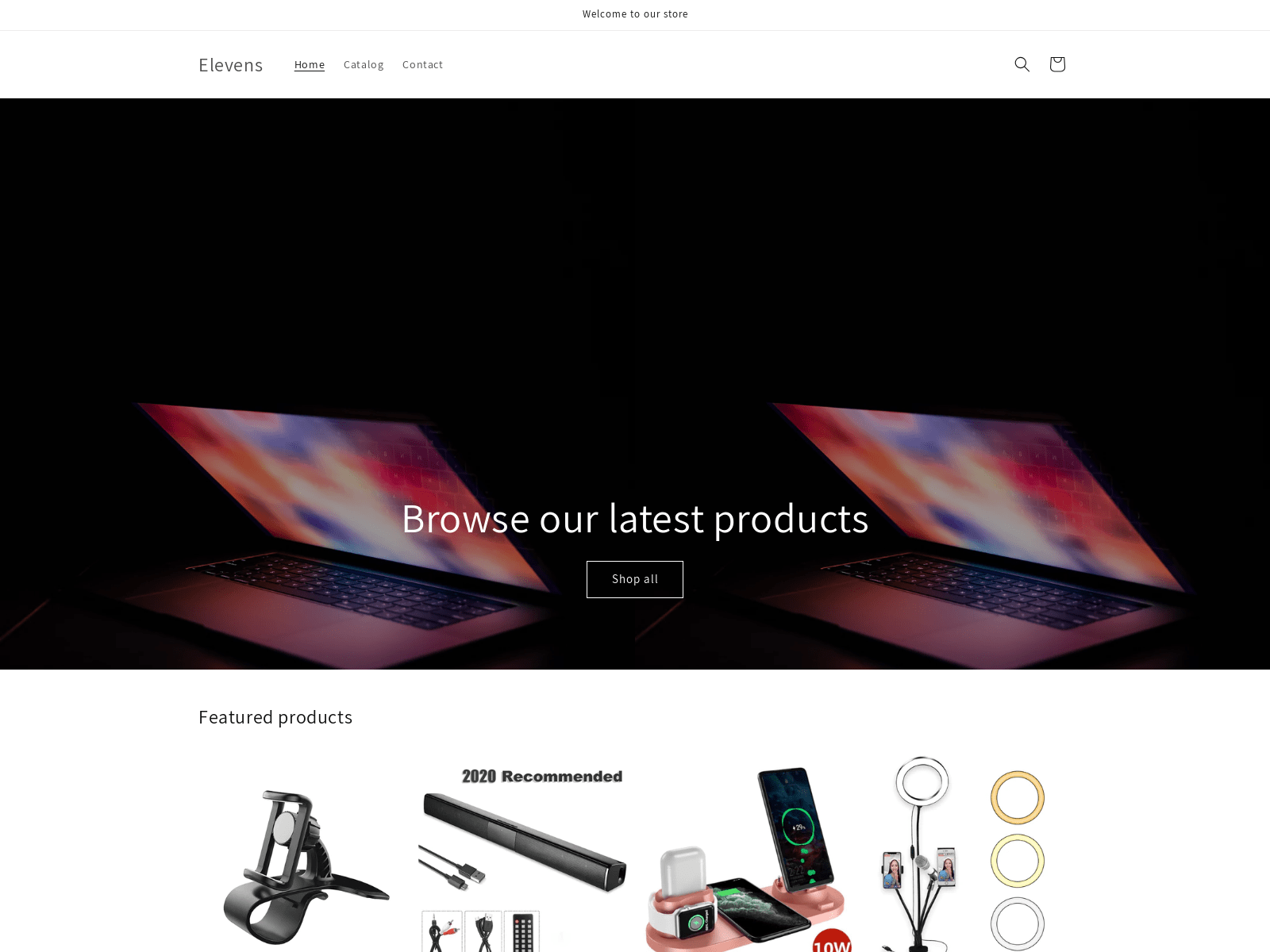 Screenshot of elevens.us