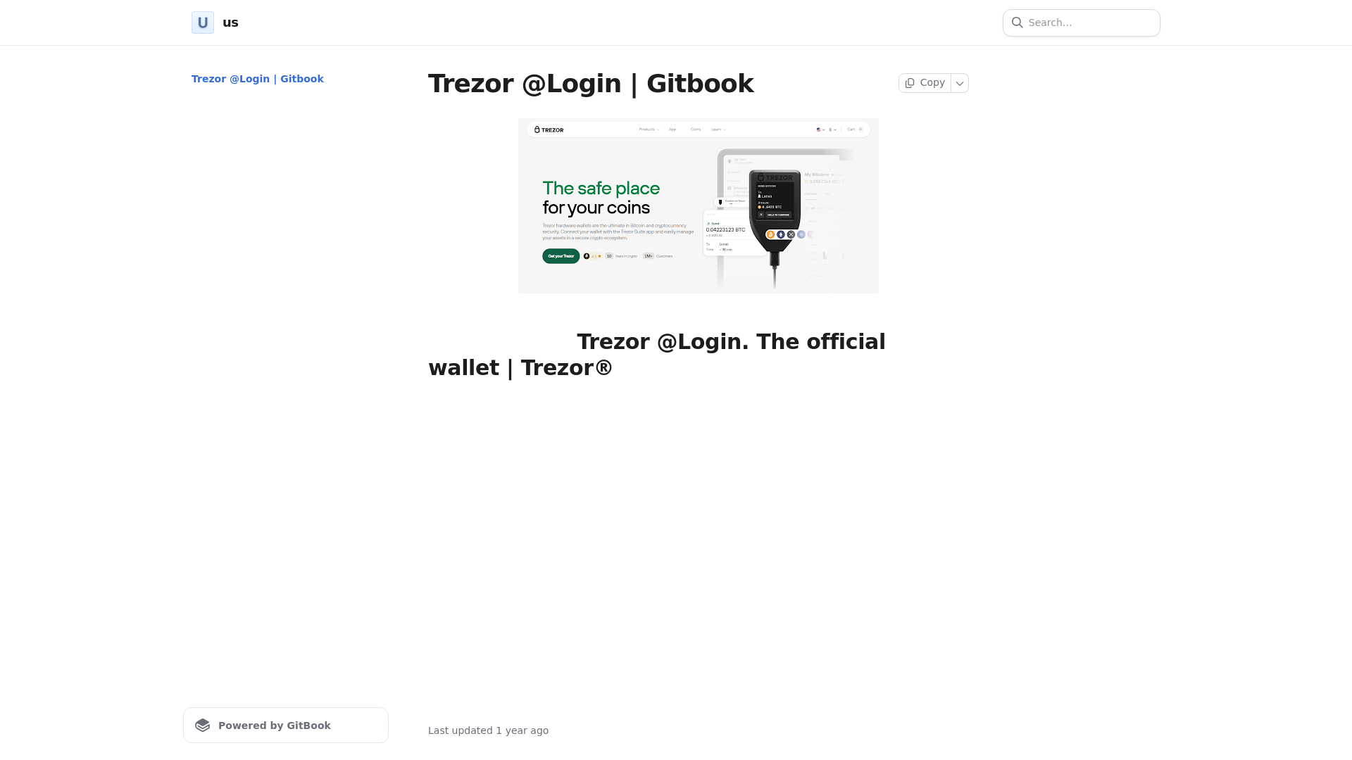 Stored capture of tttrezor--oi.gitbook.io