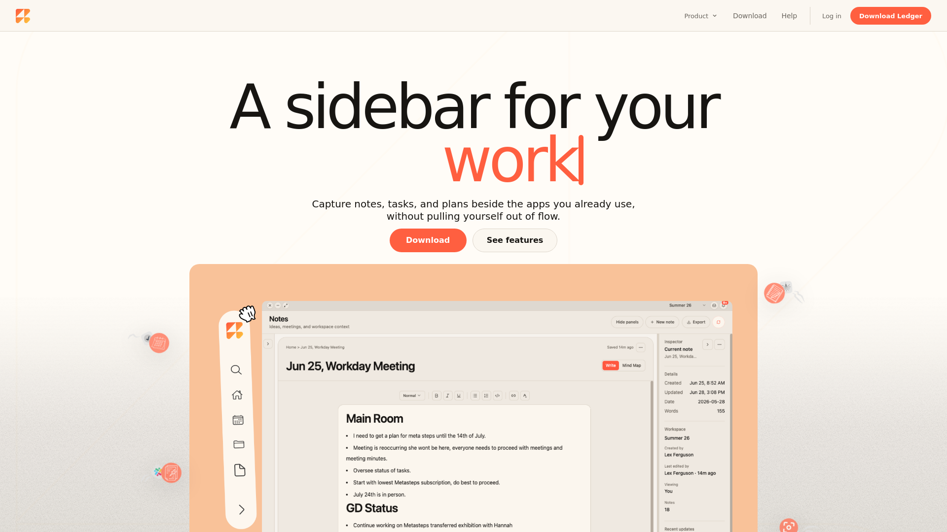 Screenshot of ledgerworkspace.com