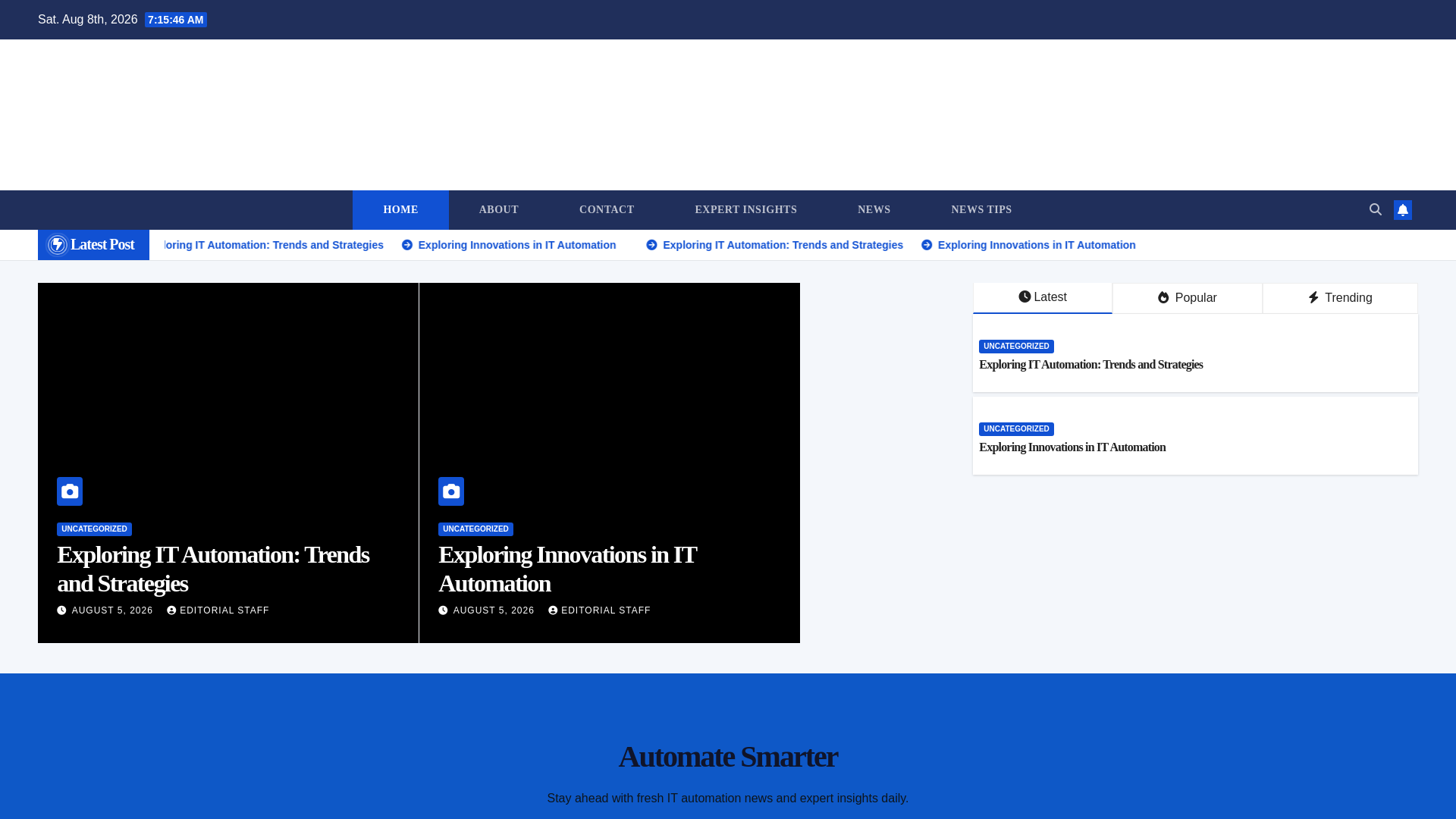 Screenshot of itautomationweek.com