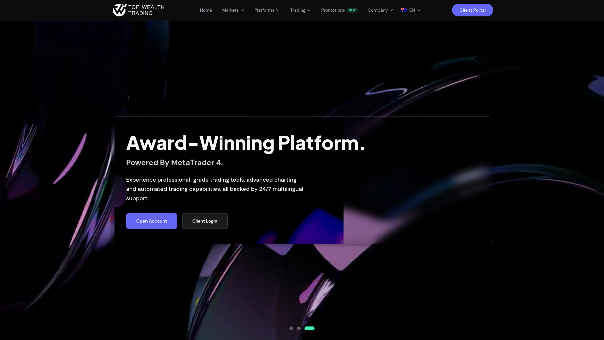 Screenshot of topwealthtrading.com