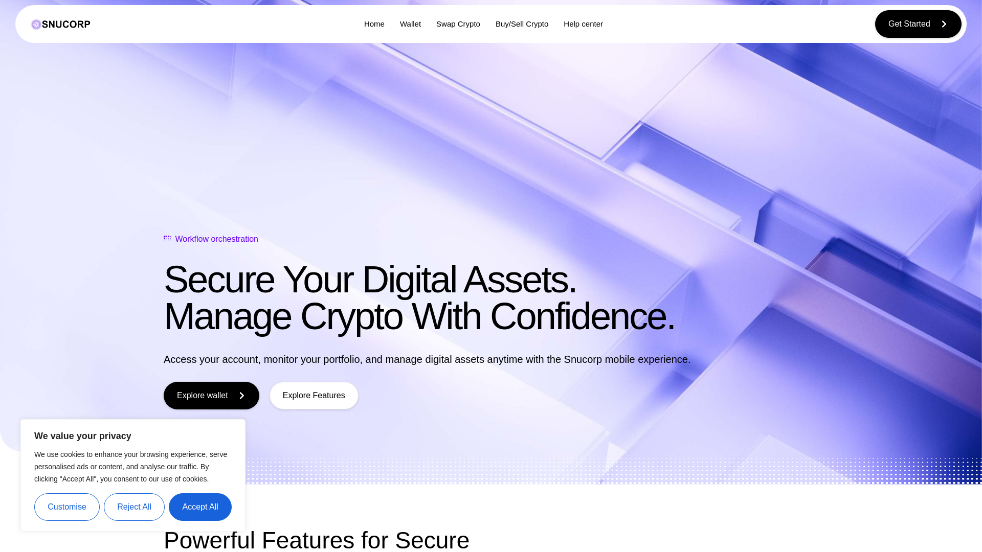 Screenshot of snucorp.com