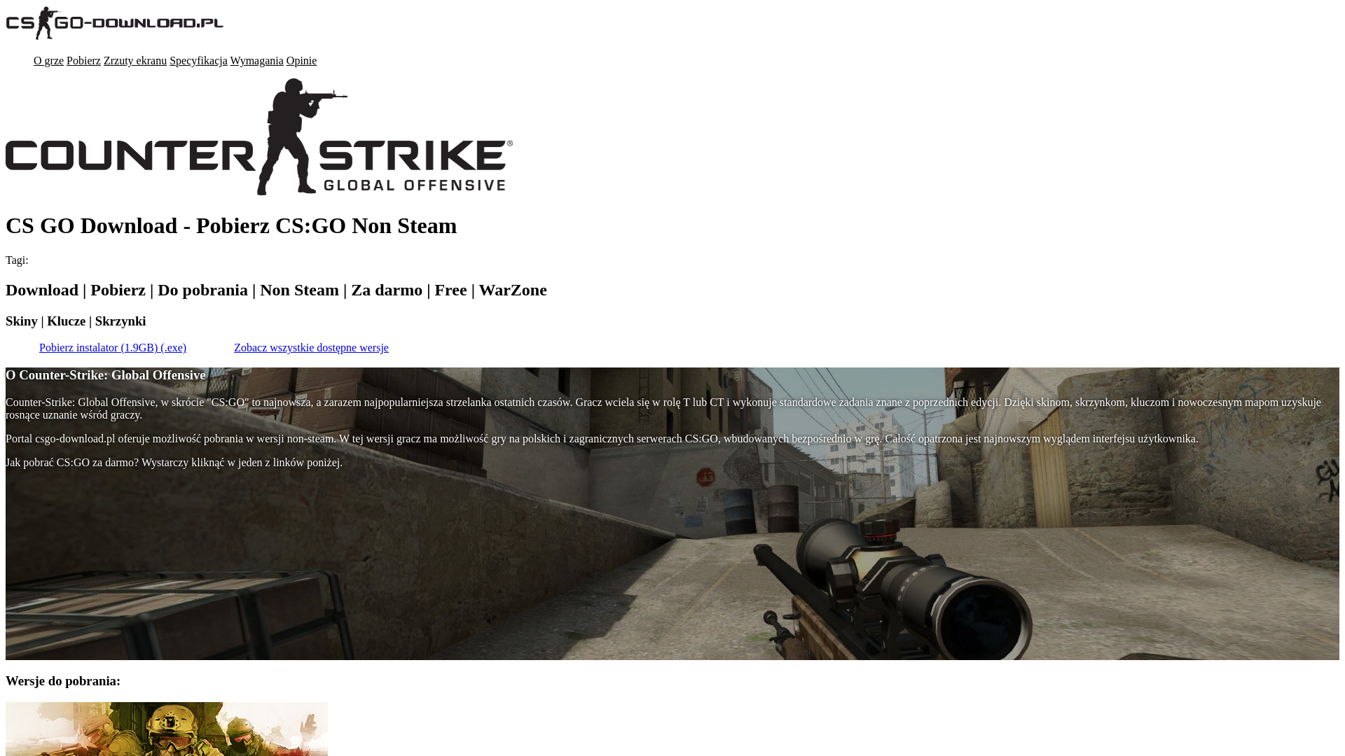 Screenshot of csgo-download.pl