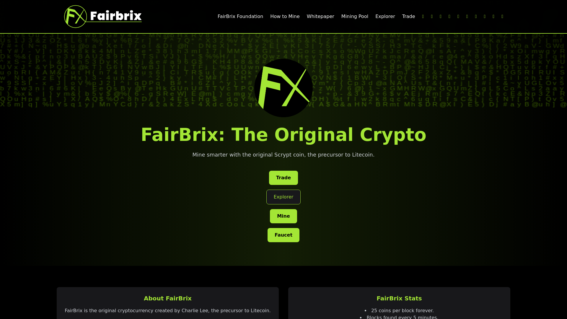Screenshot of fairbrixcrypto.com