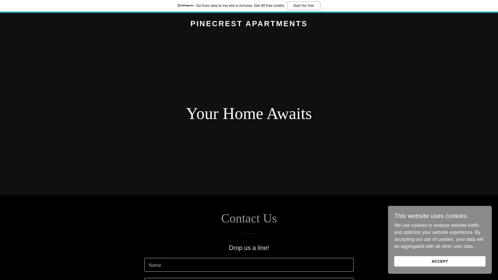 Screenshot of pinecrest-apartments.com