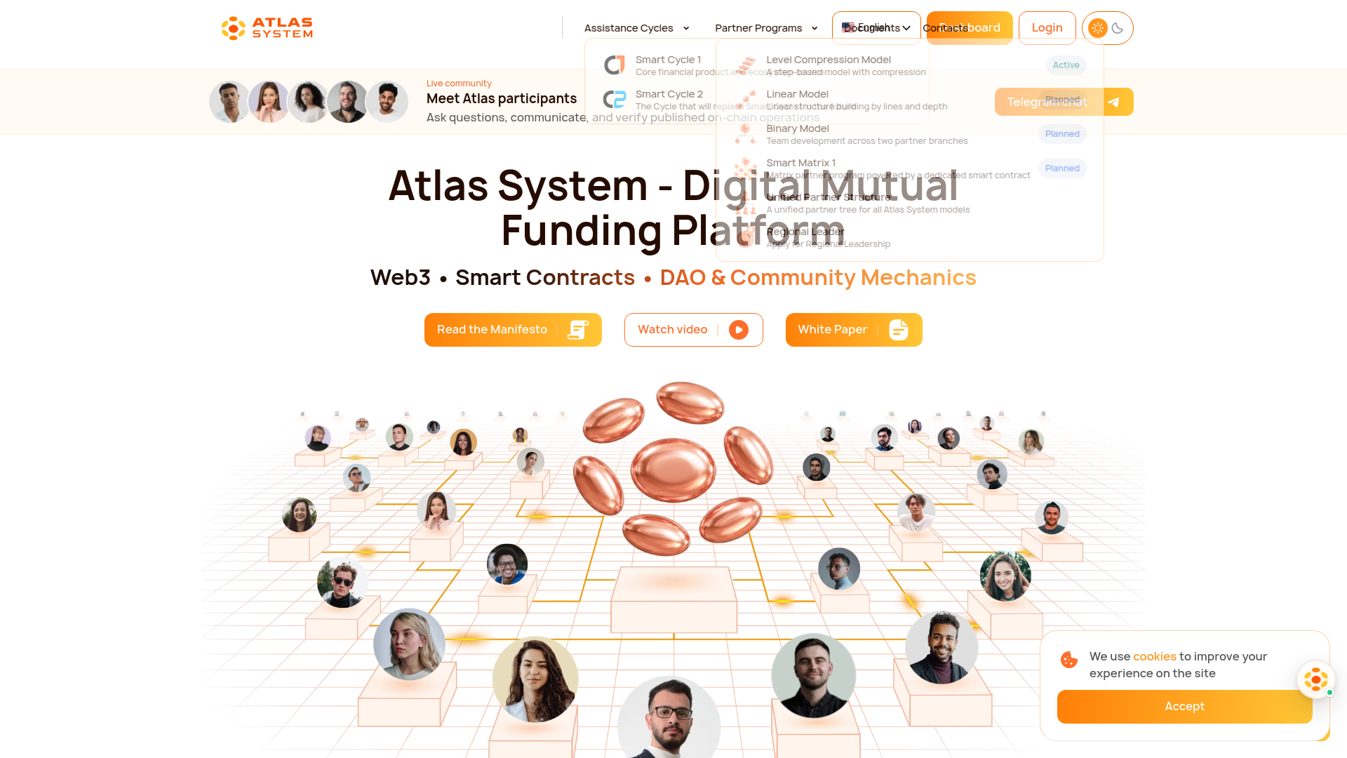 Screenshot of atlas-system.io