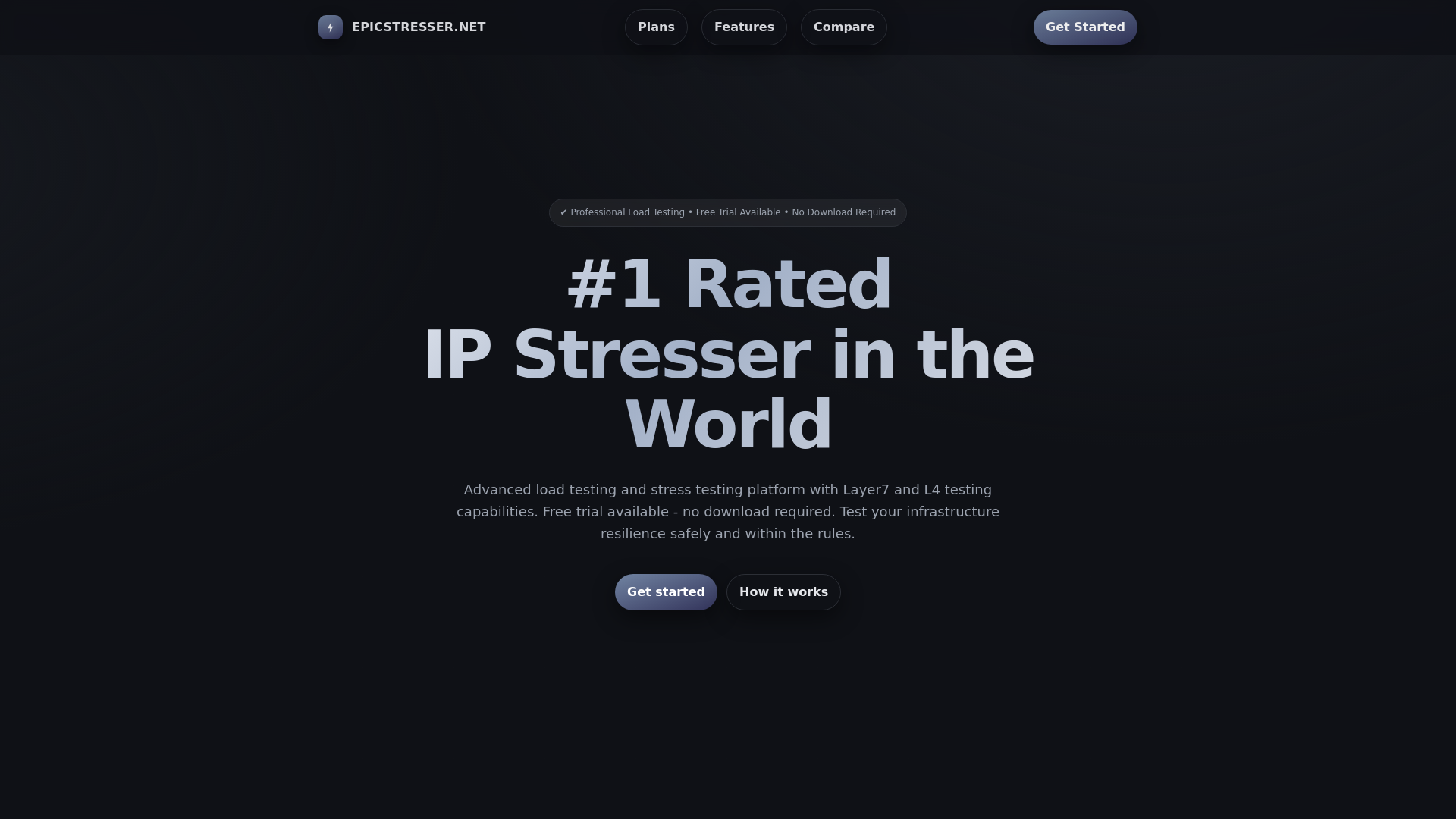 Screenshot of epicstresser.net