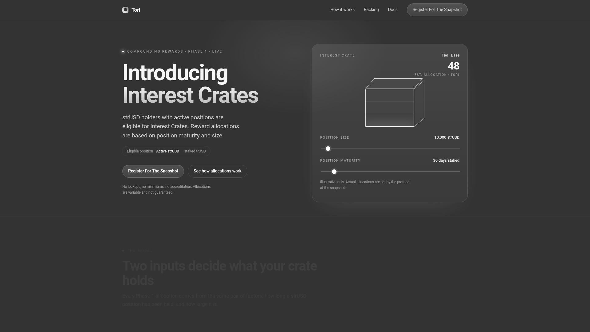 Screenshot of tori-finances.cloud