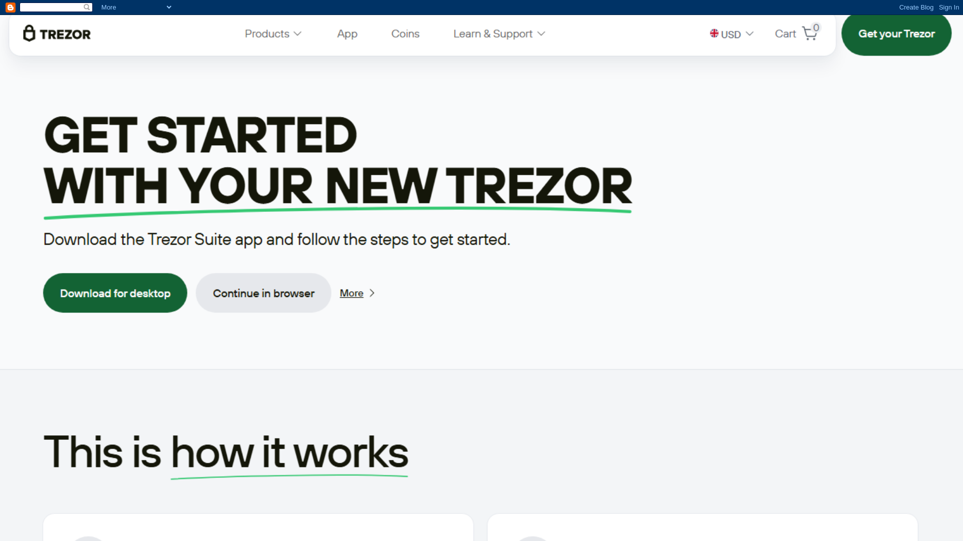 Screenshot of start-iotrezor.blogspot.com