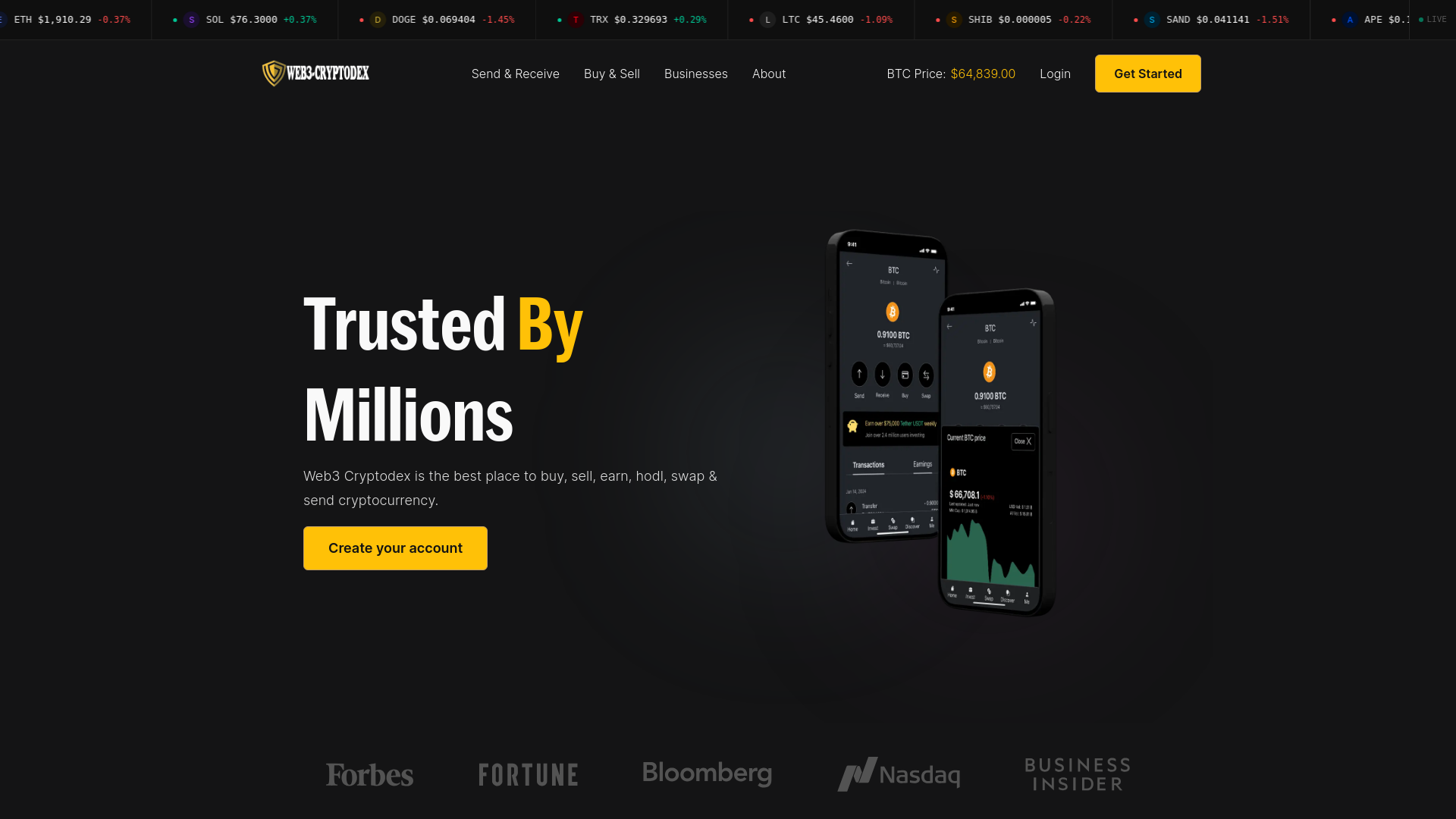 Stored capture of web3-cryptodex.com