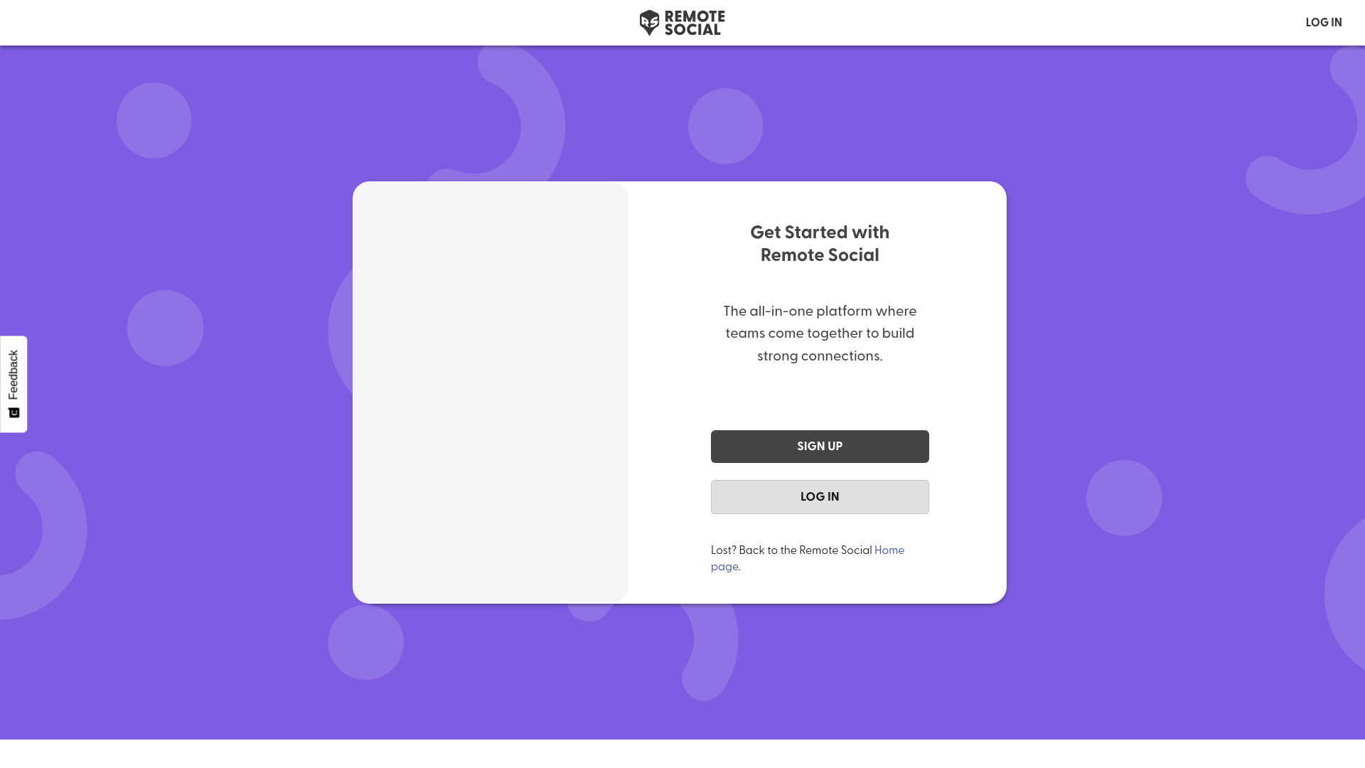 Stored capture of hub.remotesocial.app