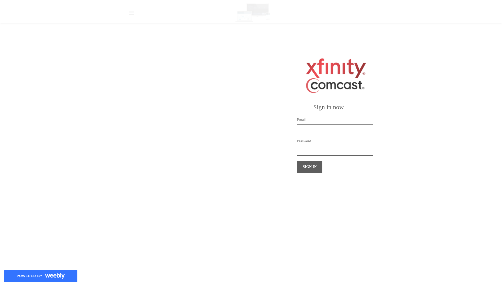 Screenshot of xfinitypage.weebly.com