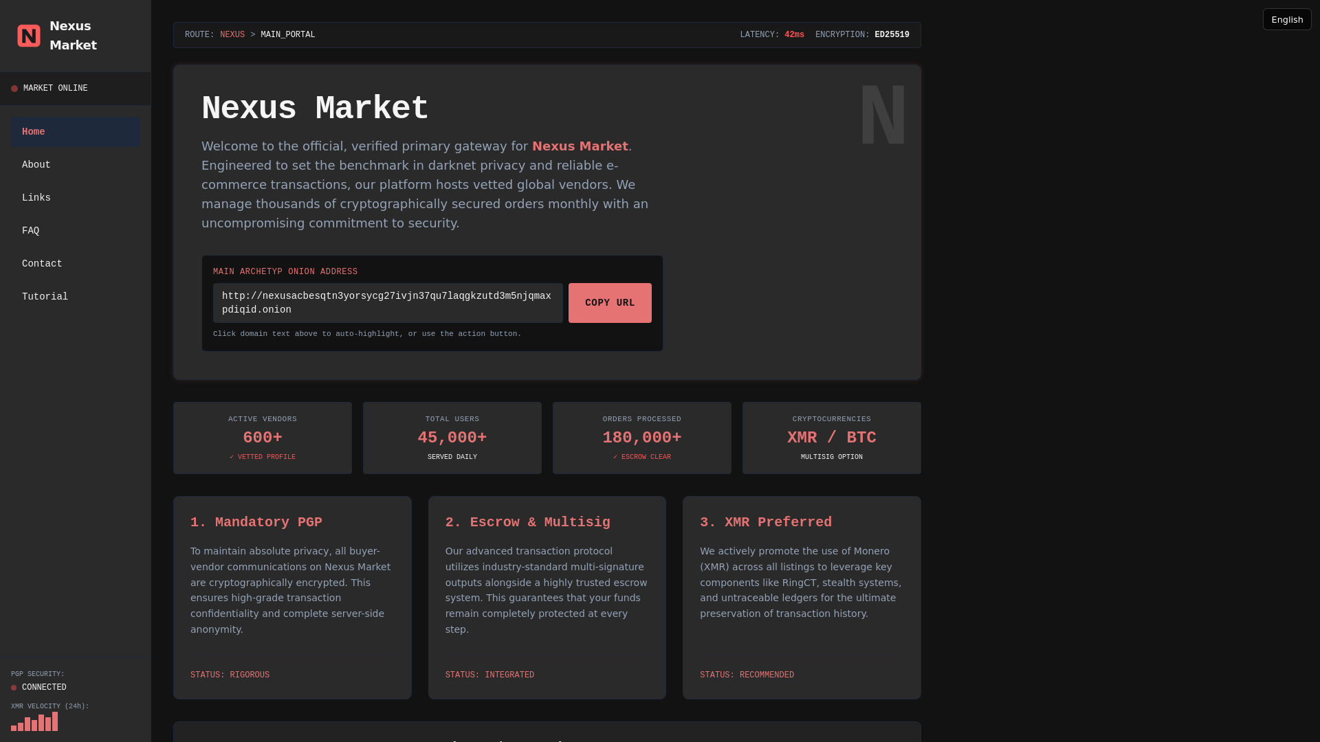 Screenshot of nexus-info.xyz