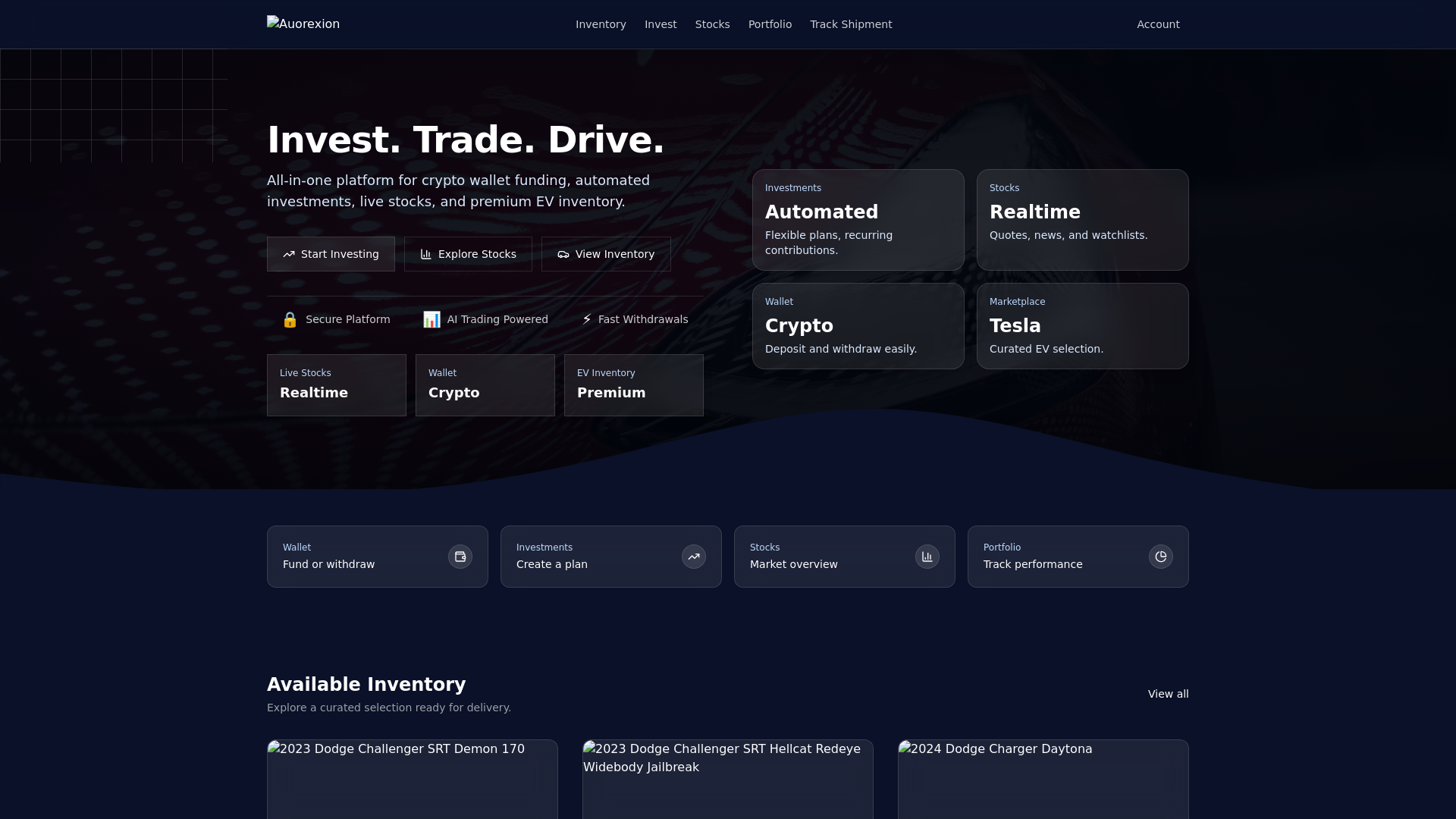 Screenshot of auorexion.com