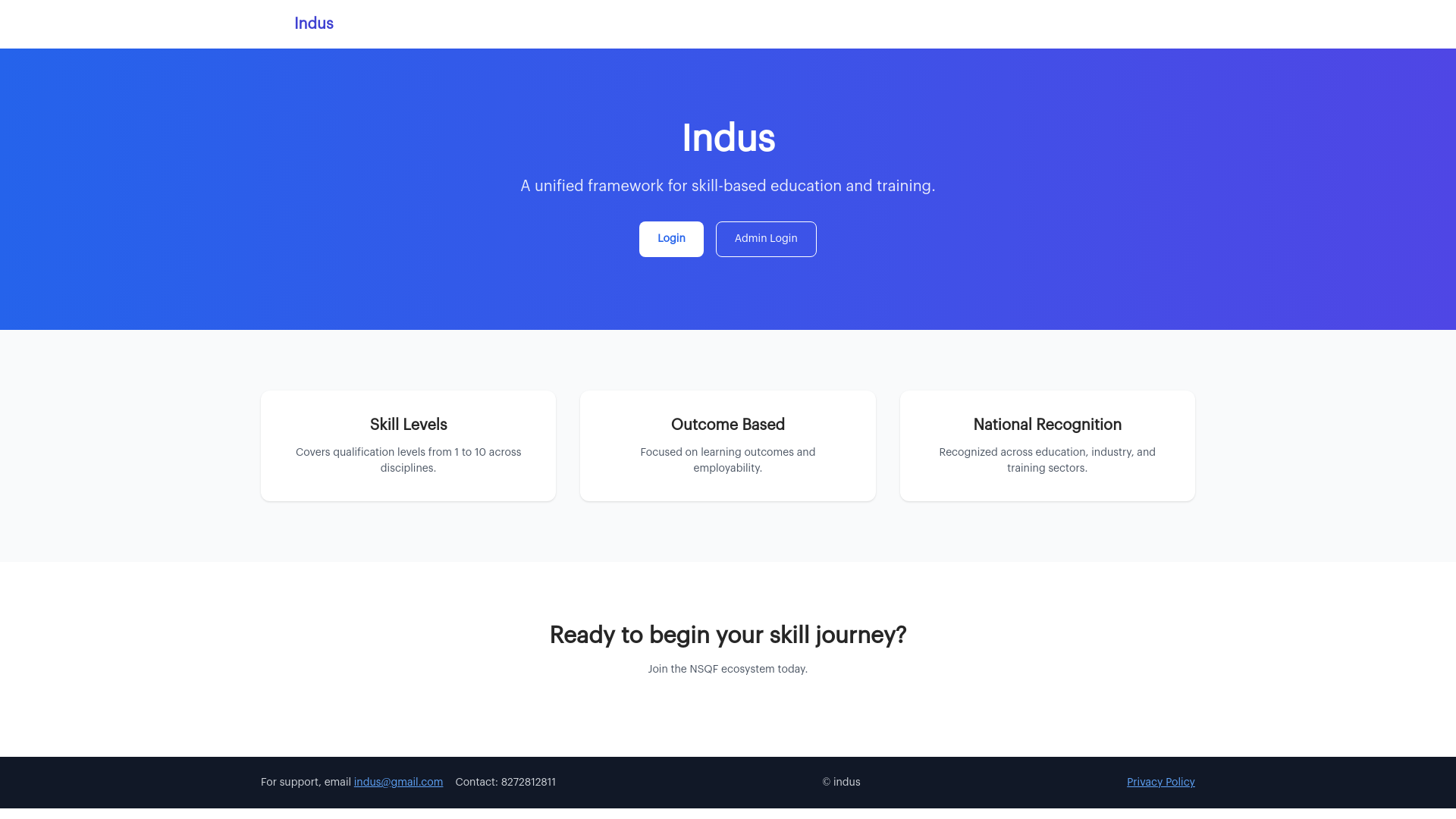 Stored capture of indus.credutech.com