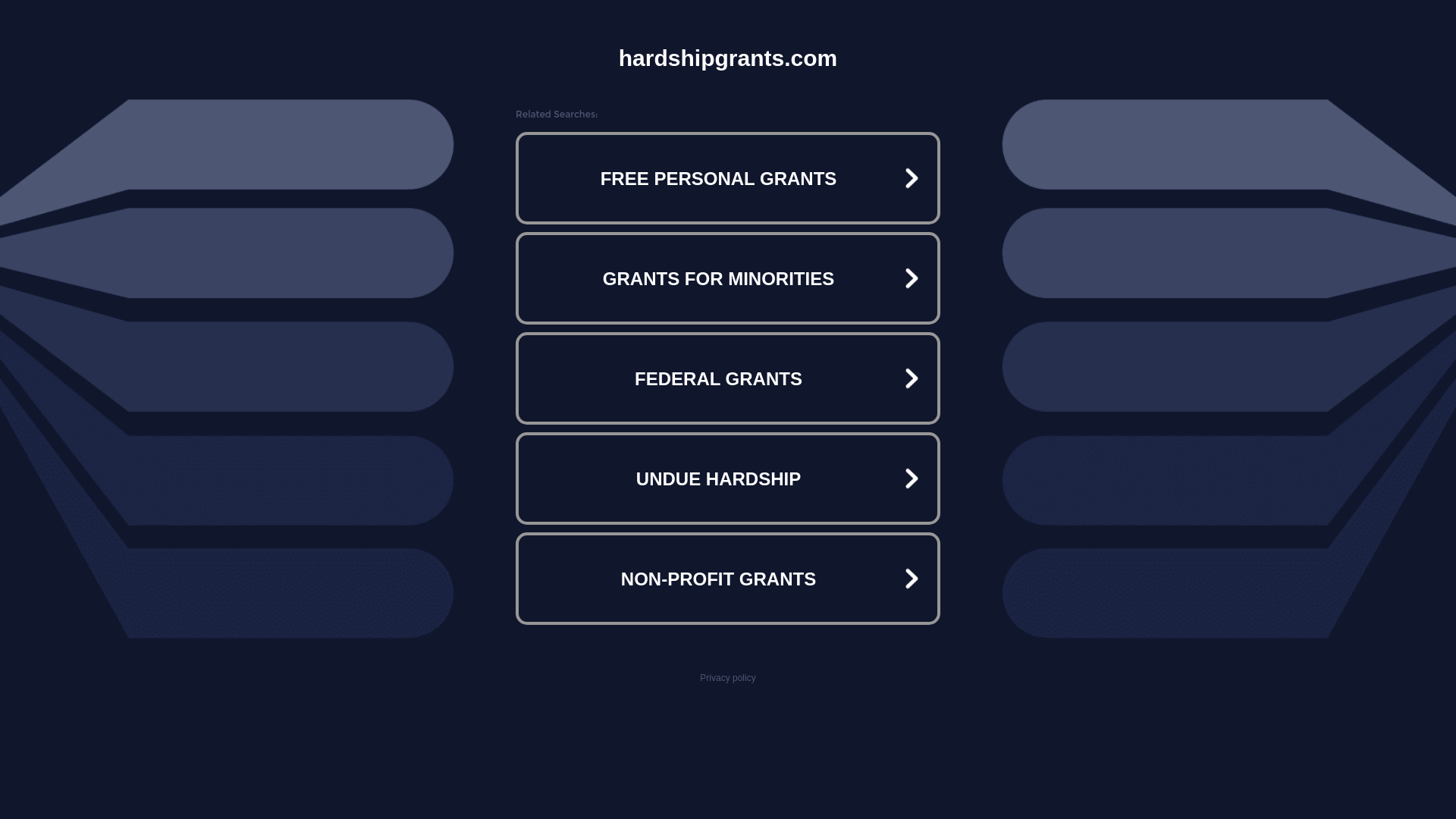 Stored capture of hardshipgrants.com