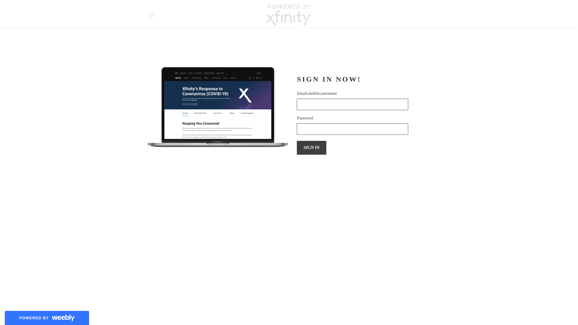 Screenshot of mailcomcastonline.weebly.com