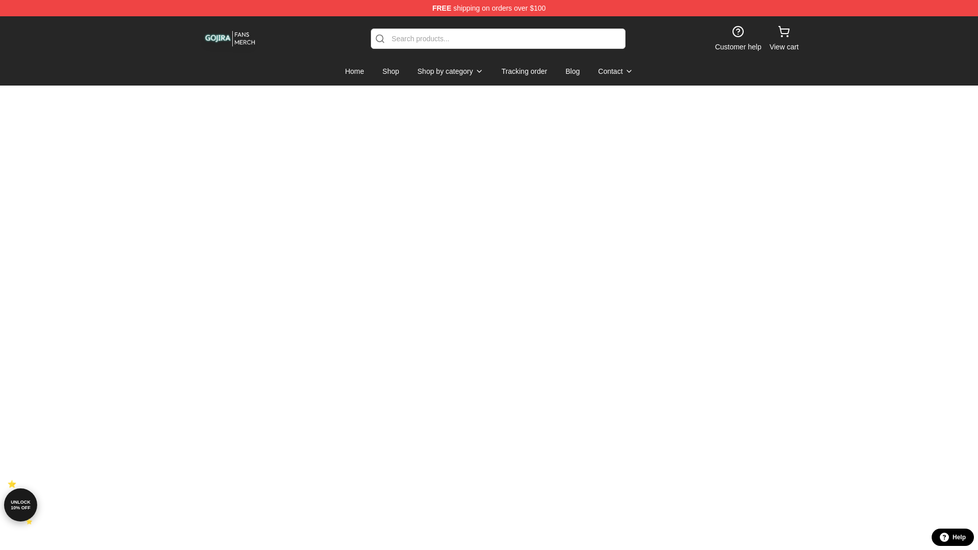 Screenshot of gojiramerch.shop