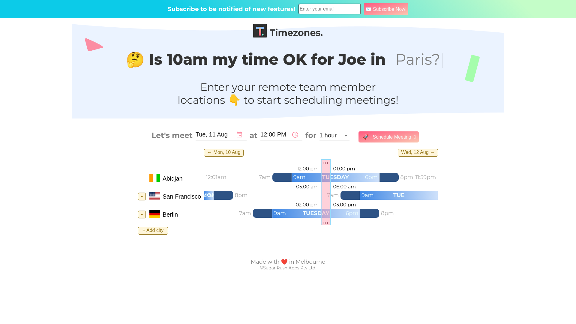 Stored capture of checktimezones.com