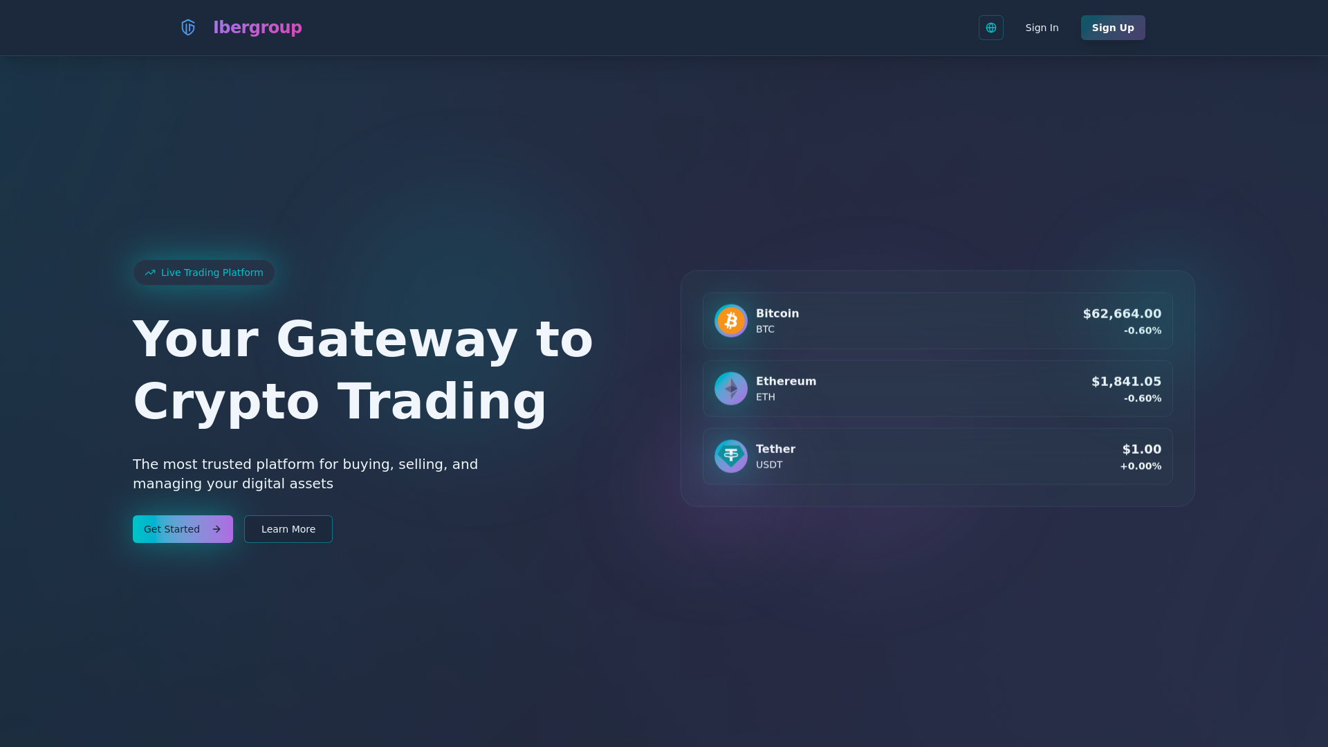 Screenshot of iberrgroups.com